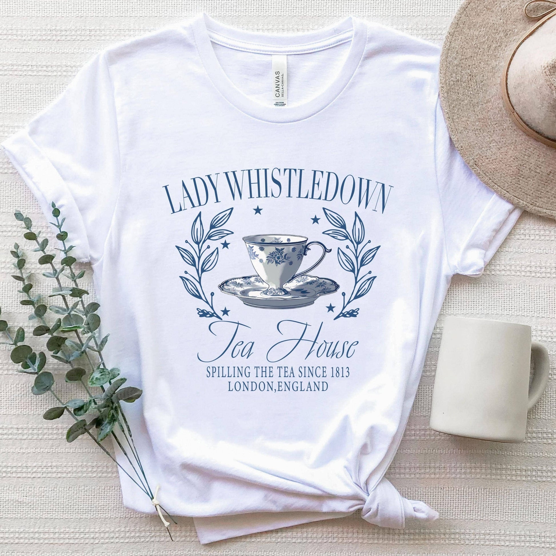 Regency Era Vintage Tea Cup Graphic T-Shirt Unisex T-shirt, Sweatshirt, Hoodie, Long Sleeve Tee - T-Shirt, Sweatshirt, Hoodie