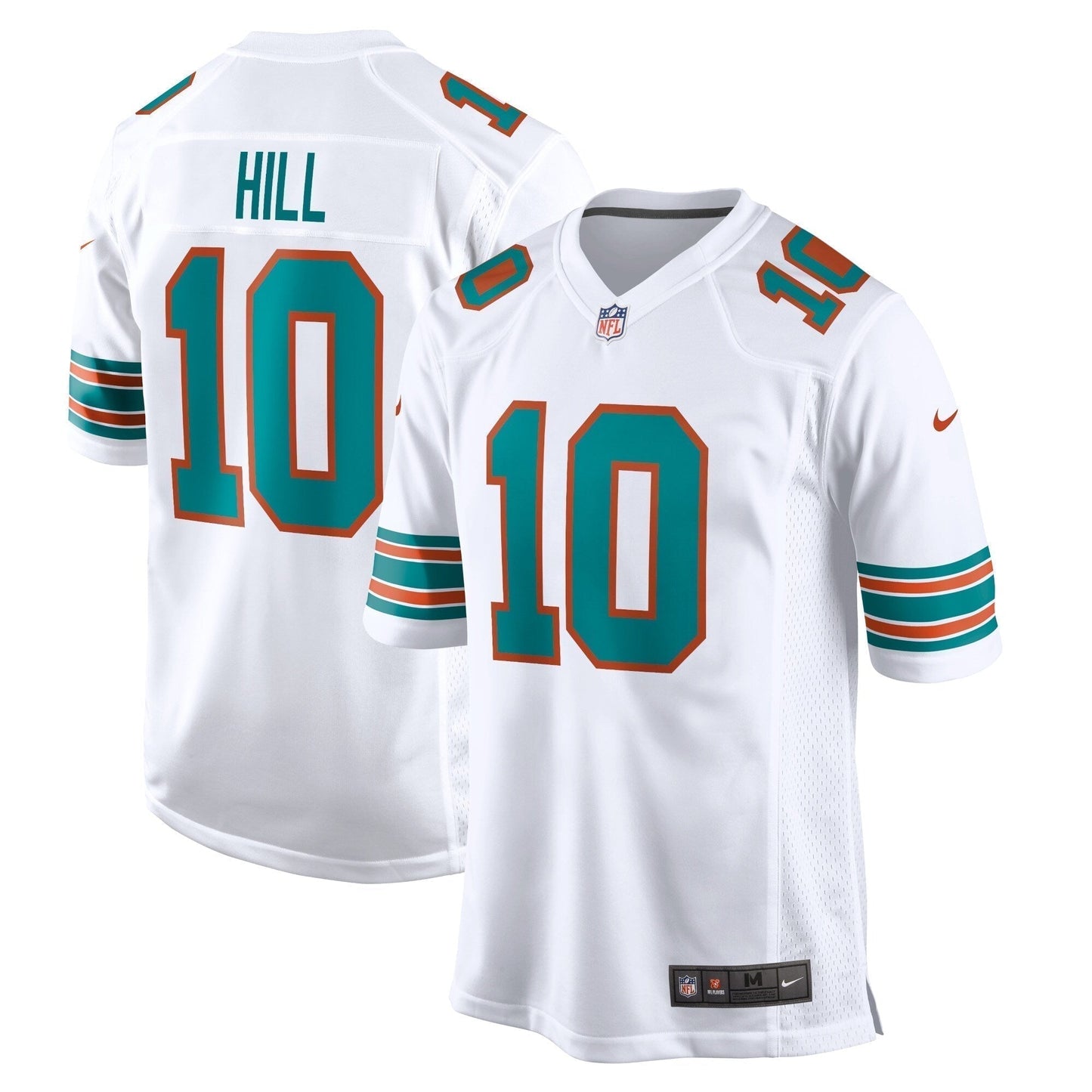 Tyreek Hill Miami Dolphins Alternate Game Jersey - White football jersey product view 1