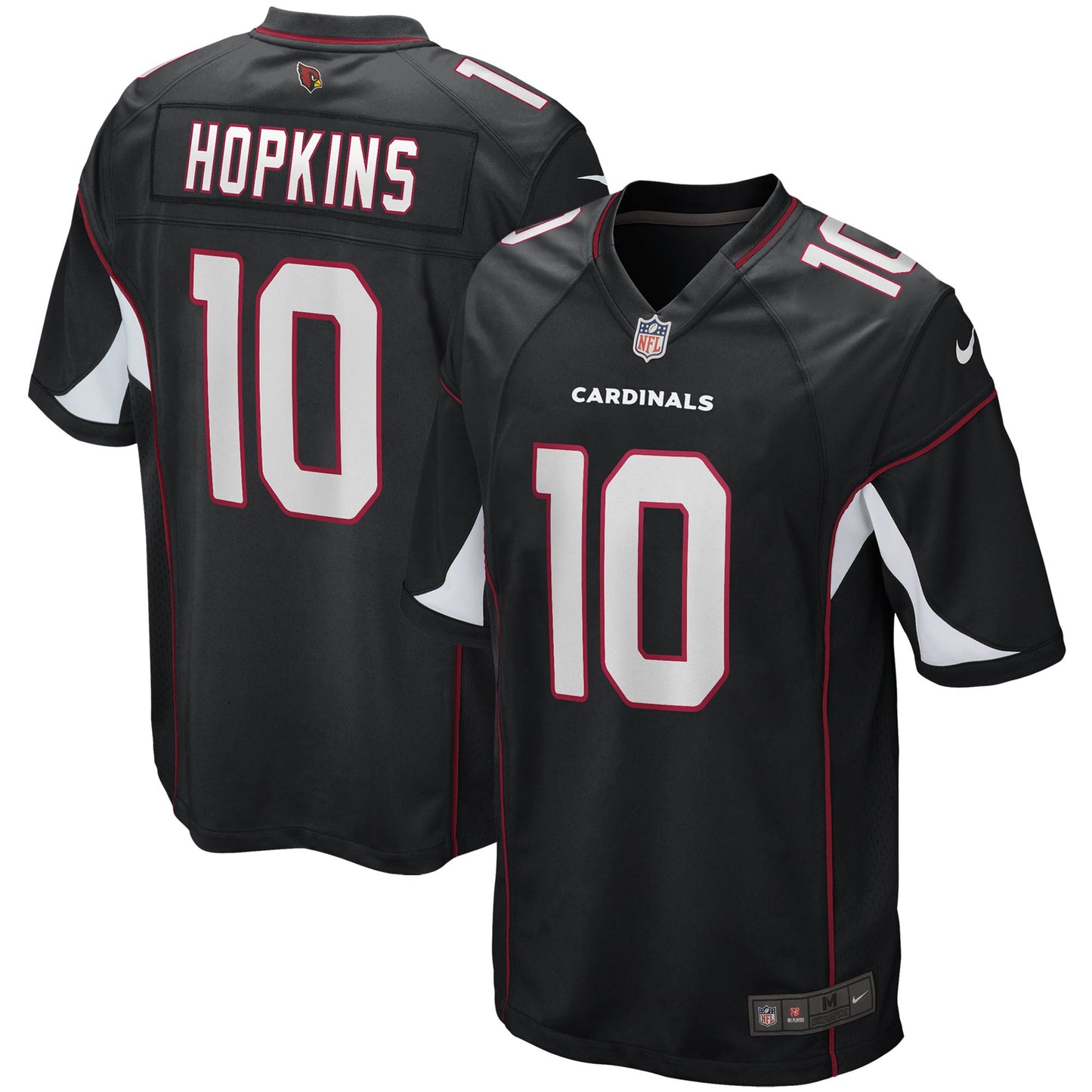 DeAndre Hopkins Arizona Cardinals Game Jersey - Black football jersey product view 1