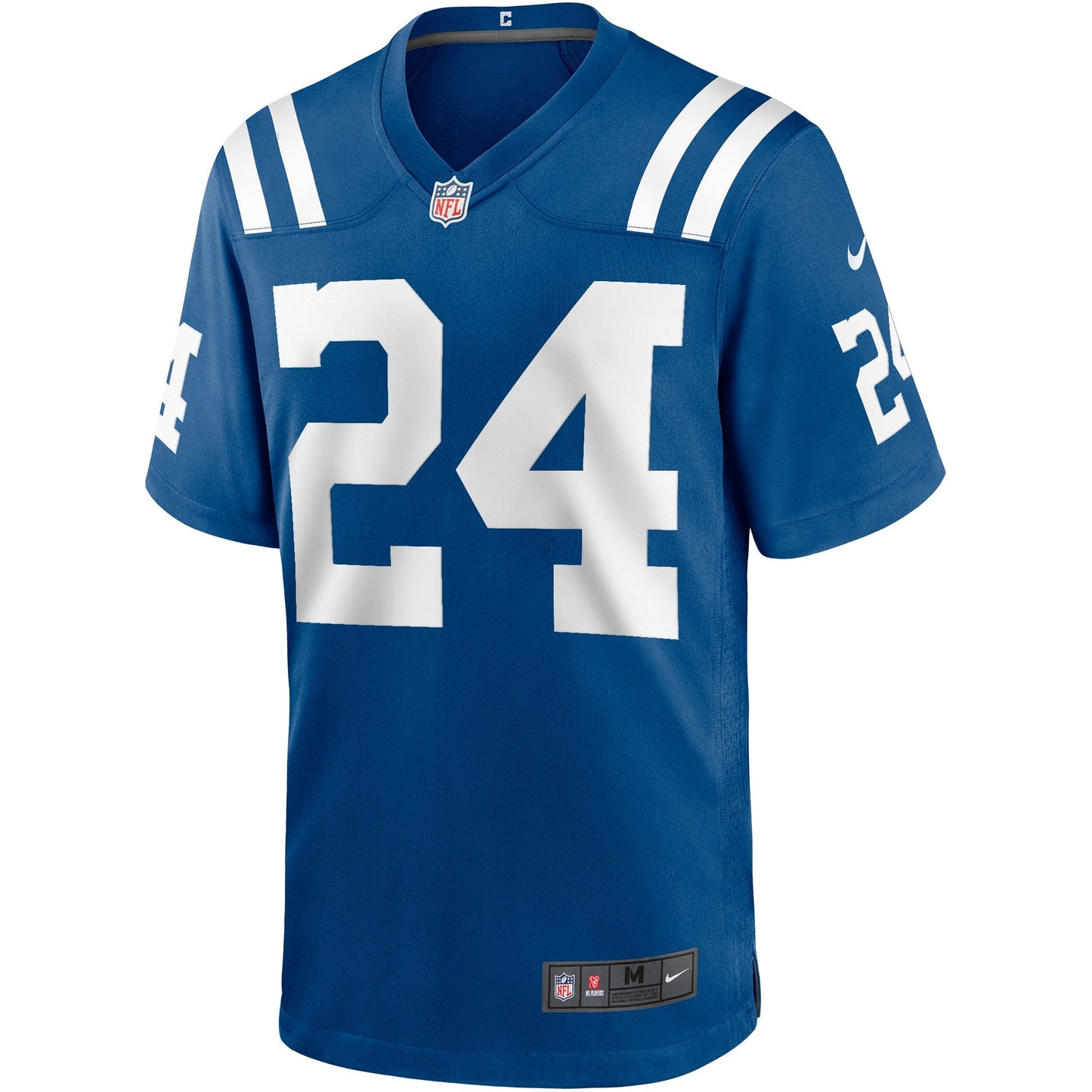 Lenny Moore Indianapolis Colts Game Retired Jersey - Royal football jersey product view 2