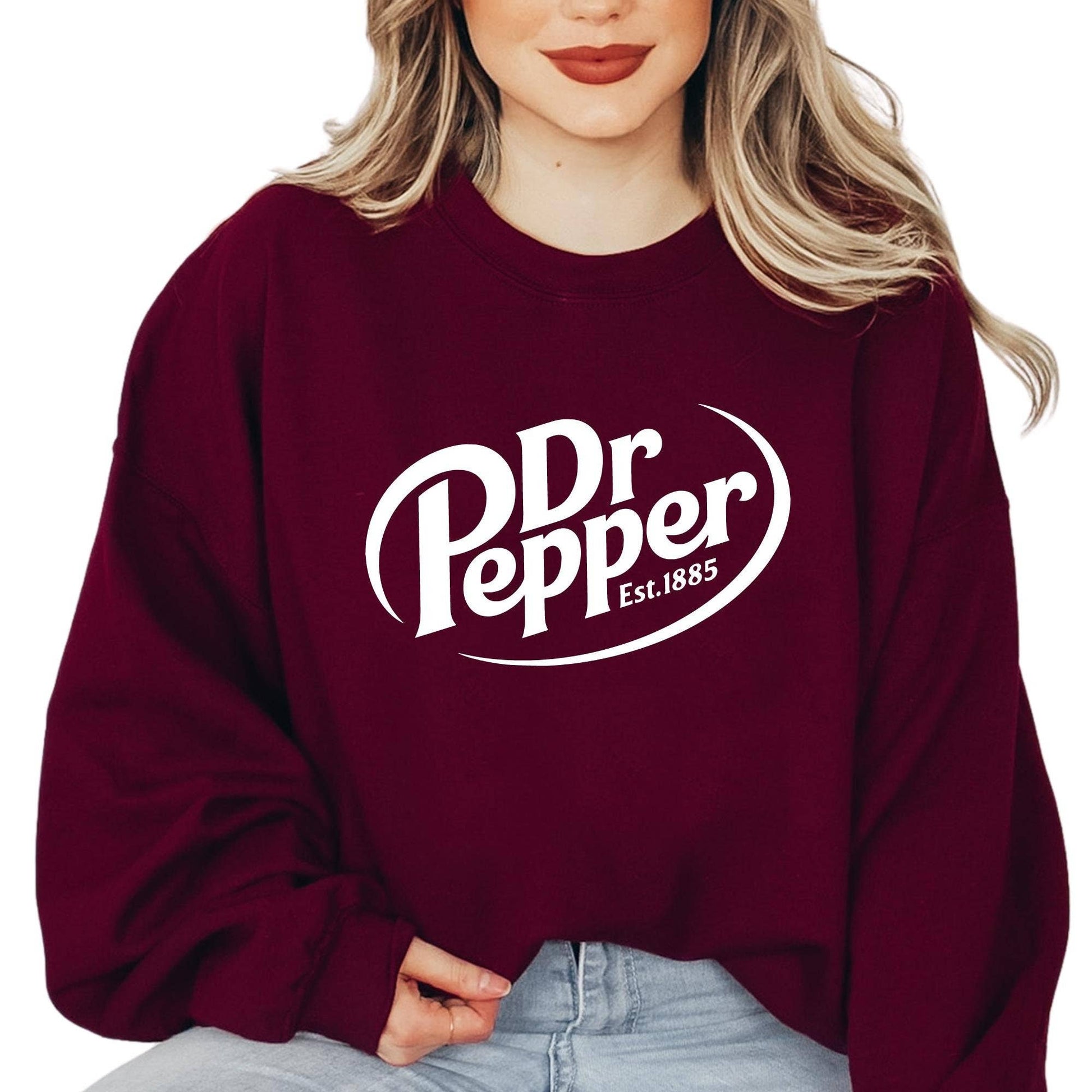 Dr Pepper Est 1885 Sweatshirt - Perfect Gift For Fans Unisex T-shirt, Sweatshirt, Hoodie, Long Sleeve Tee - T-Shirt, Sweatshirt, Hoodie