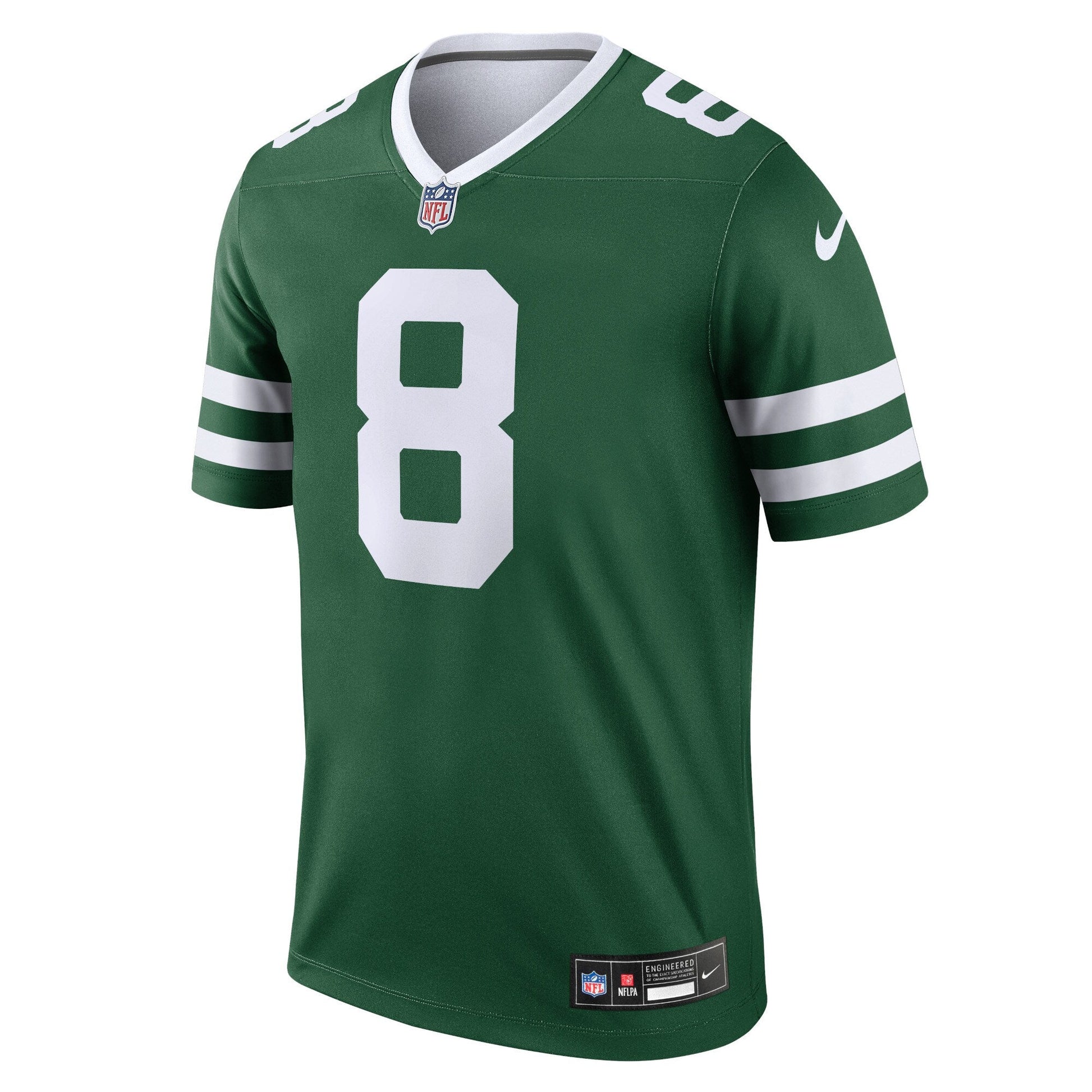 Aaron Rodgers New York Jets Legend Jersey - Legacy Green football jersey product view 2