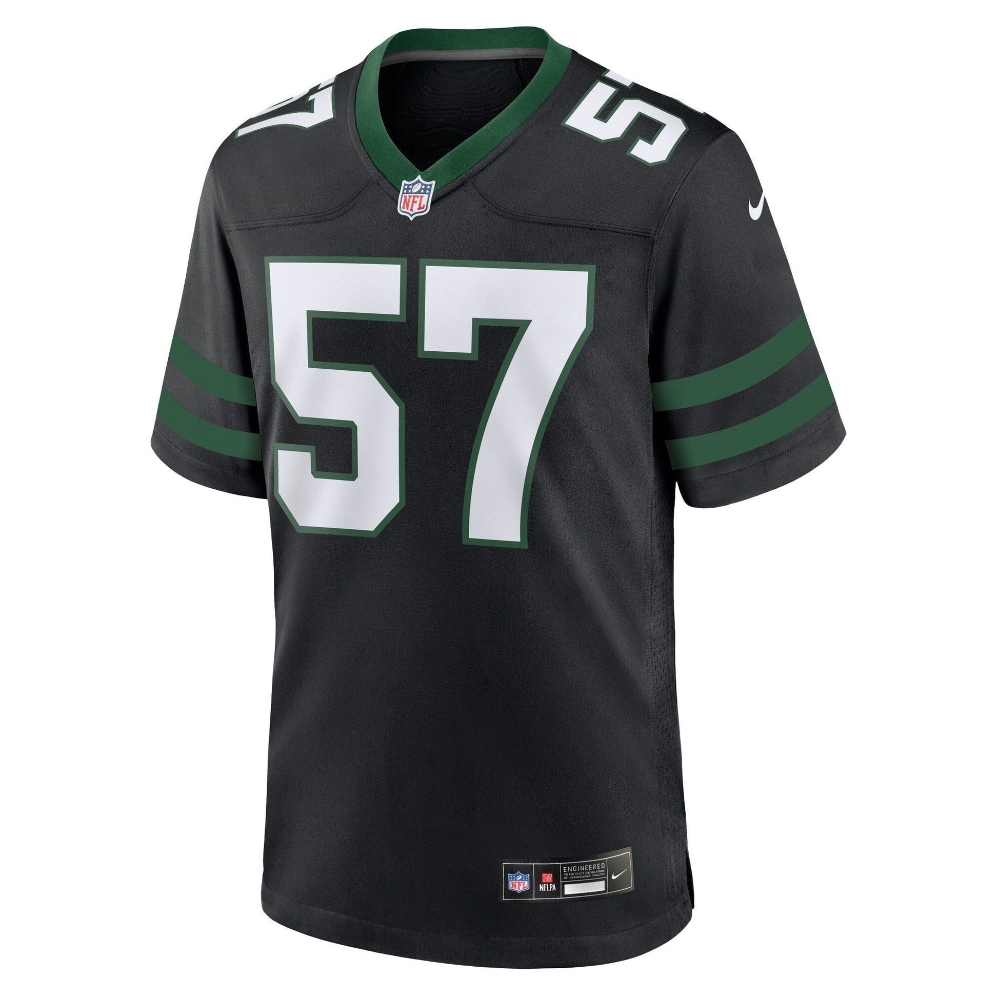 C.J. Mosley New York Jets Alternate Game Jersey - Legacy Black football jersey product view 2