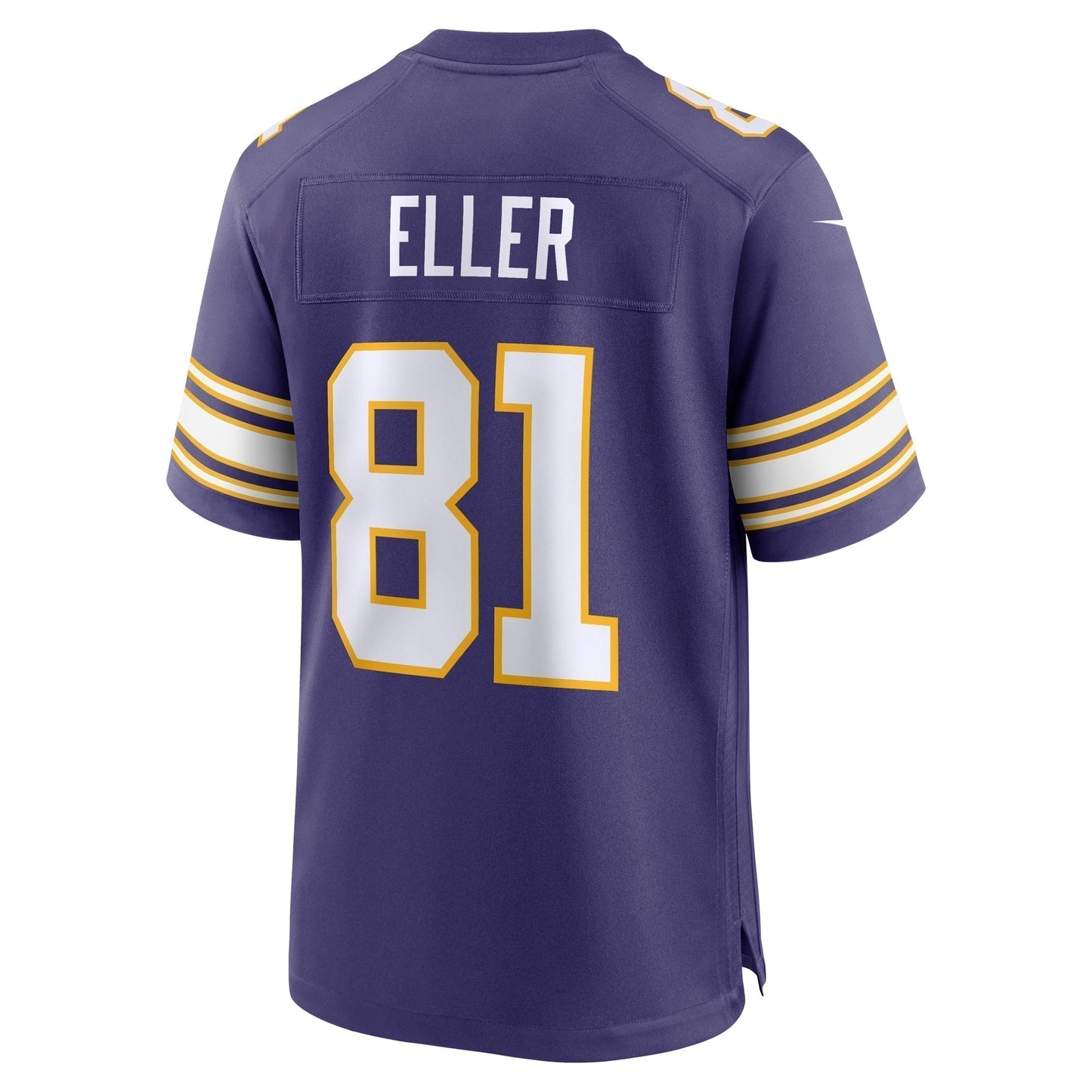 Carl Eller Minnesota Vikings Classic Retired Jersey - Purple football jersey product view 3