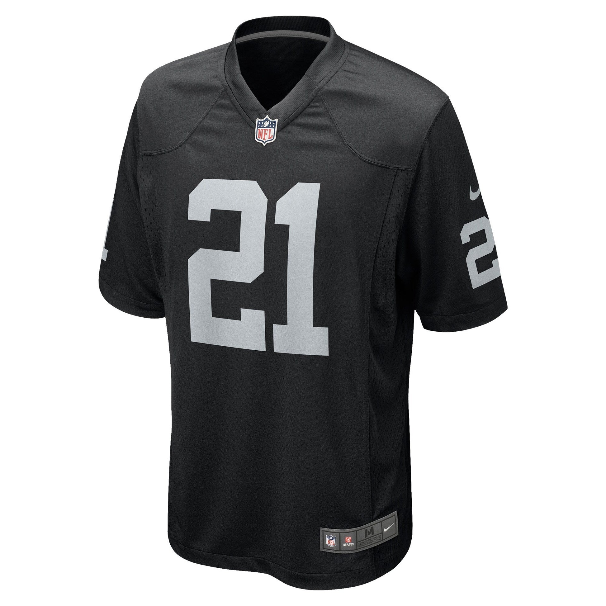 Cliff Branch Las Vegas Raiders Retired Game Jersey - Black football jersey product view 2