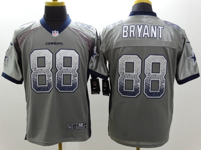 Men's Dallas Cowboys Dez Bryant #88 Gray Game Jersey1 basketball jersey product view 1