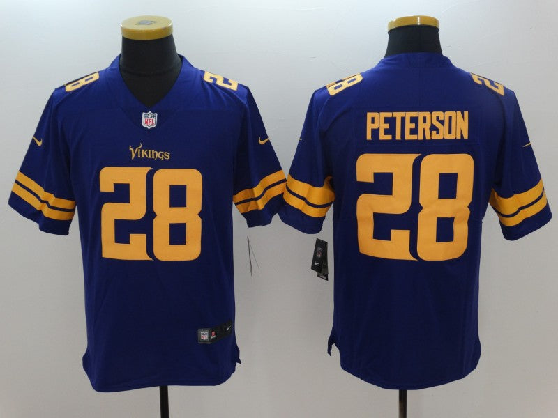 Men's Minnesota Vikings Adrian Peterson Purple Game Player Jersey football jersey product view 1