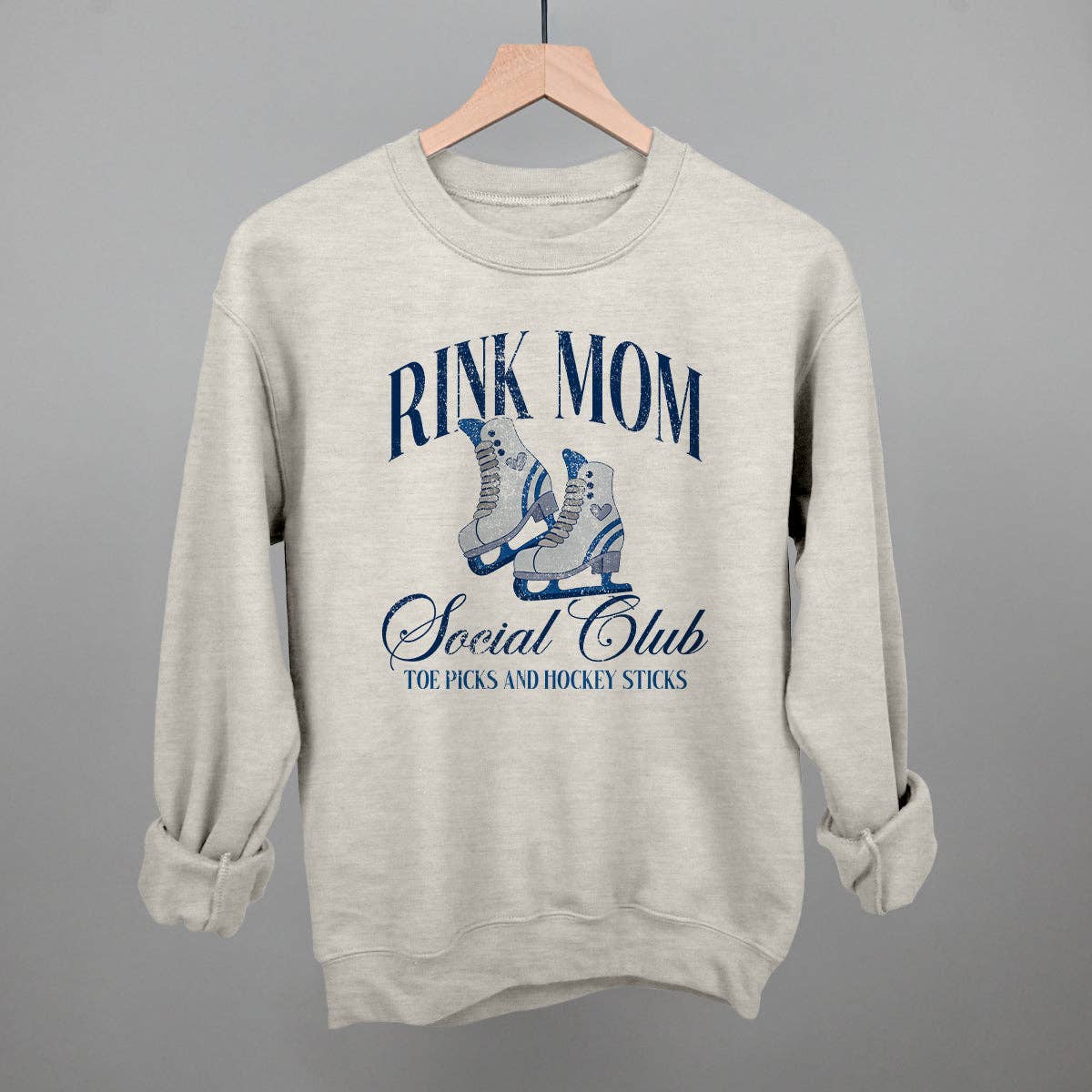 Rink Mom Social Club Unisex T-shirt, Sweatshirt, Hoodie, Long Sleeve Tee - T-Shirt, Sweatshirt, Hoodie