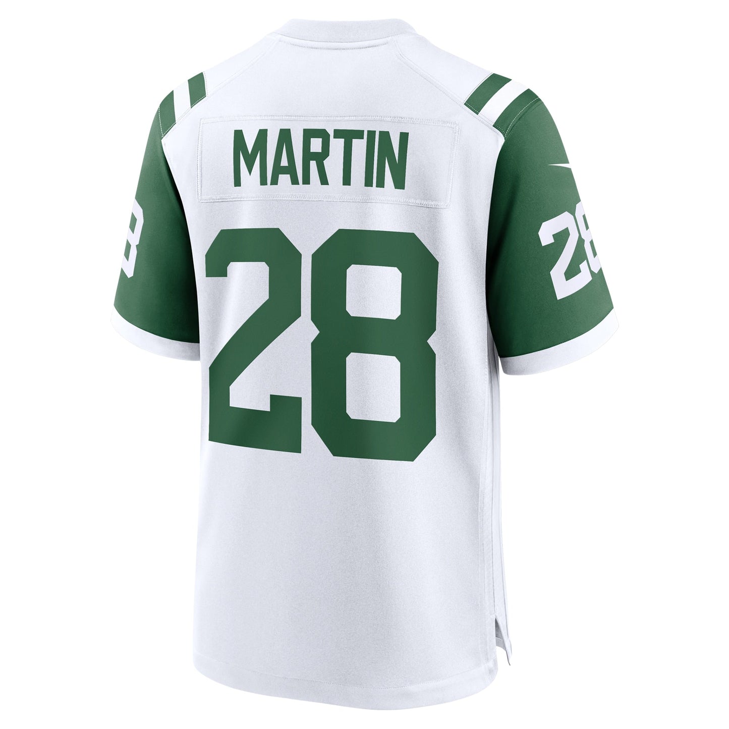 Curtis Martin New York Jets Classic Alternate Retired Game Jersey - White football jersey product view 3