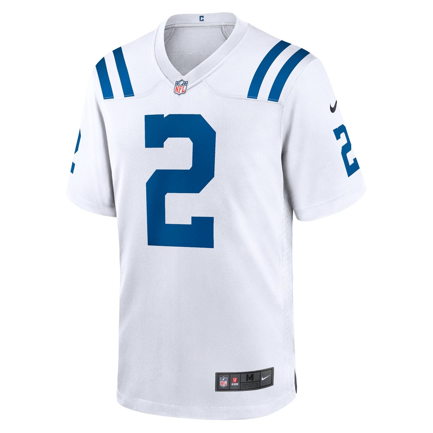 Carson Wentz Indianapolis Colts Game Jersey - White football jersey product view 2