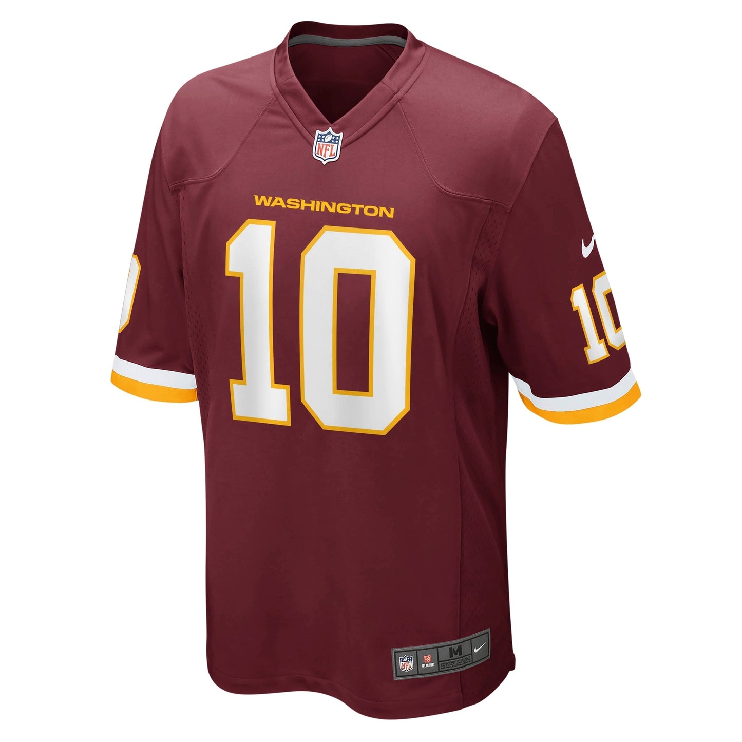 Curtis Samuel Washington Football Team Game Jersey - Burgundy football jersey product view 2