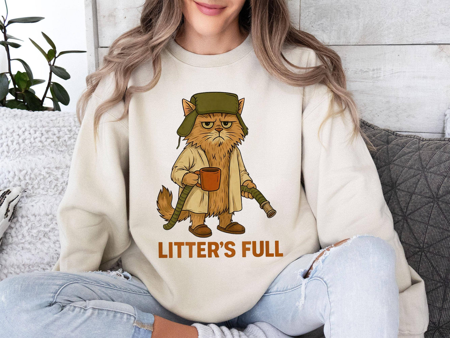 National Lampoon's Christmas Vacation Cat Sweatshirt Unisex T-shirt, Sweatshirt, Hoodie, Long Sleeve Tee - T-Shirt, Sweatshirt, Hoodie