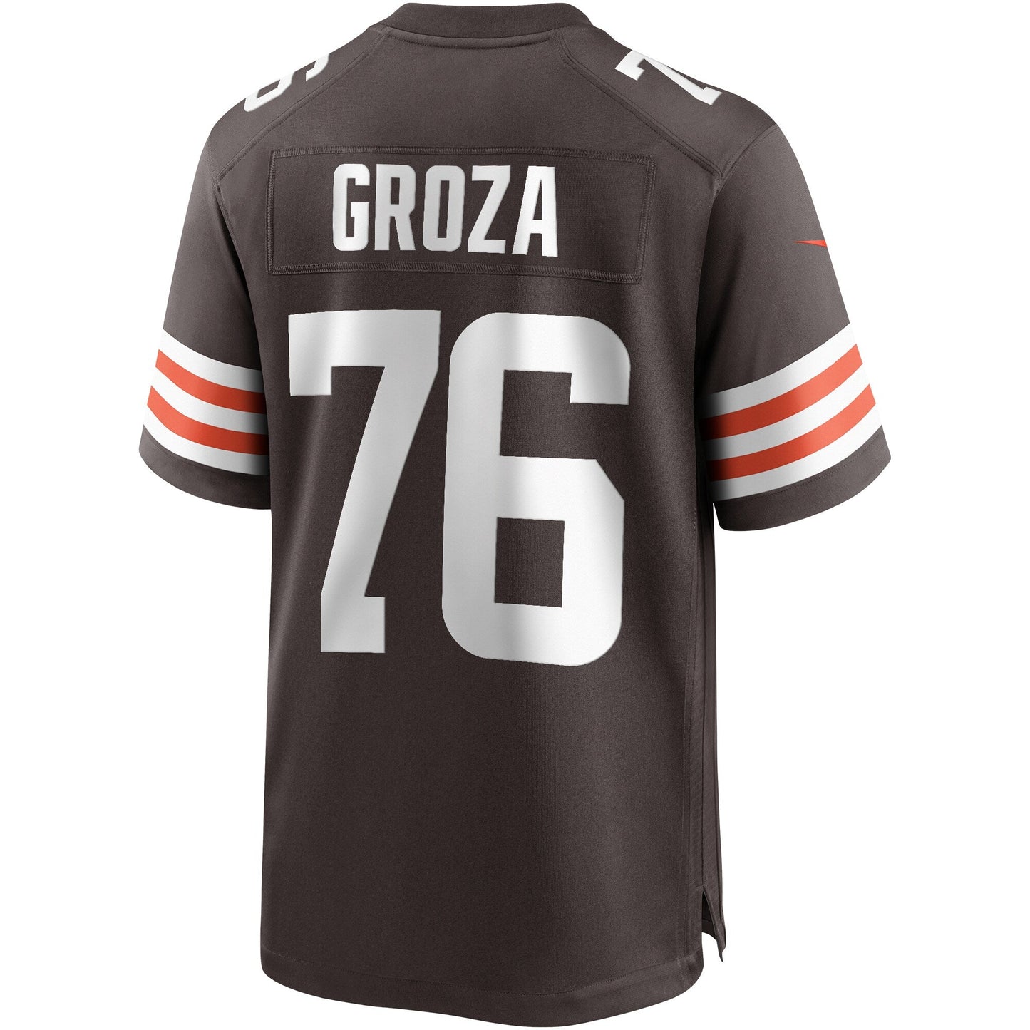 Lou Groza Cleveland Browns Game Retired Jersey - Brown football jersey product view 3