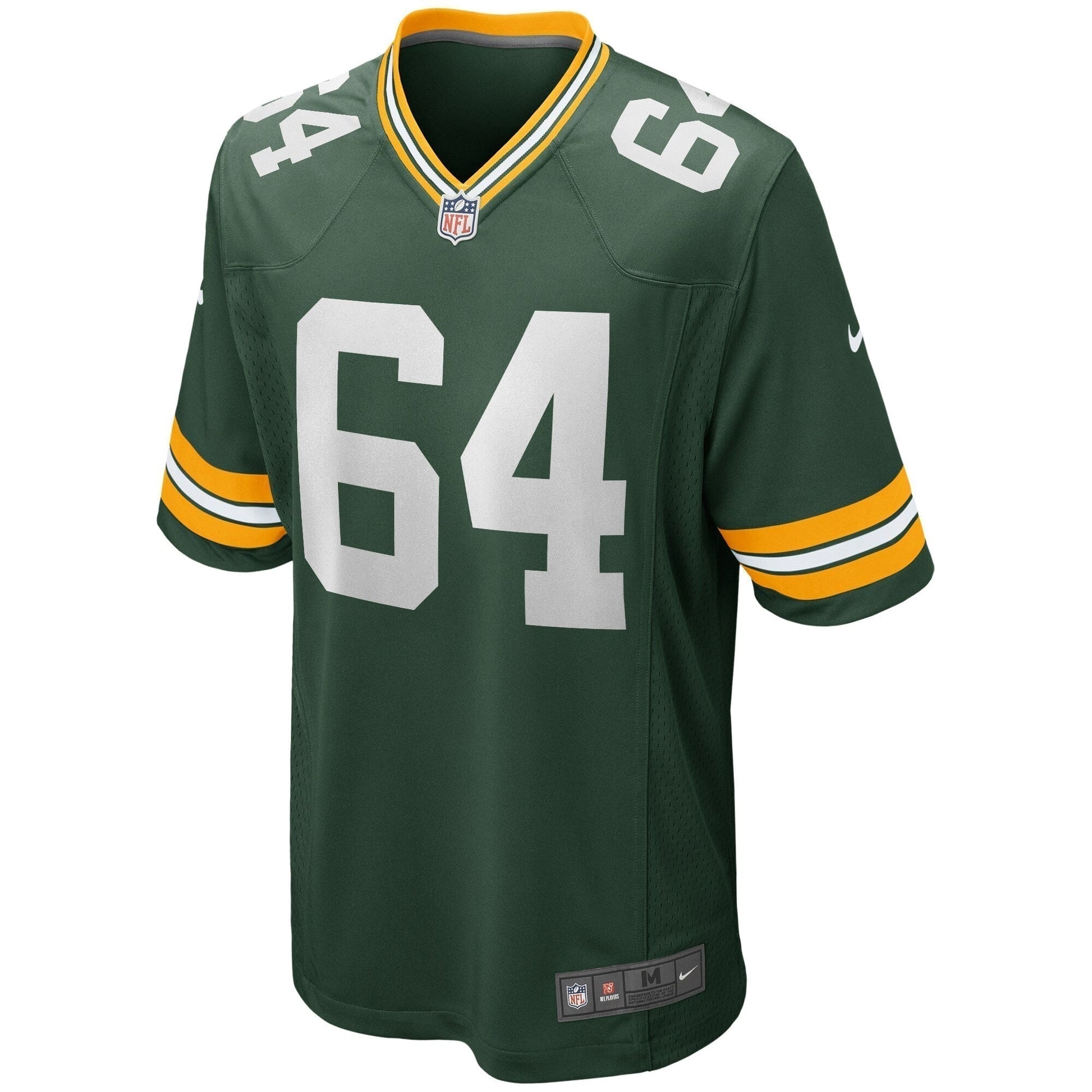 Jerry Kramer Green Bay Packers Game Retired Jersey - Green football jersey product view 2