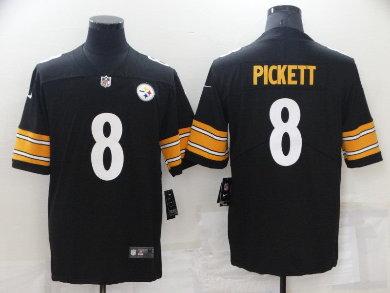 Men's Pittsburgh Steelers Kenny Pickett Black Game Jersey football jersey product view 1