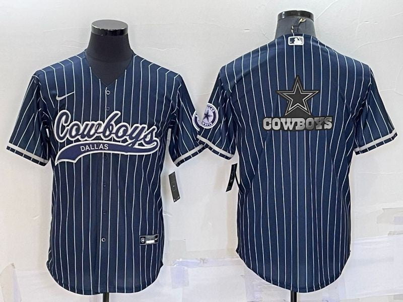 Men's Dallas Cowboys Navy Player Jersey1 football jersey product view 1