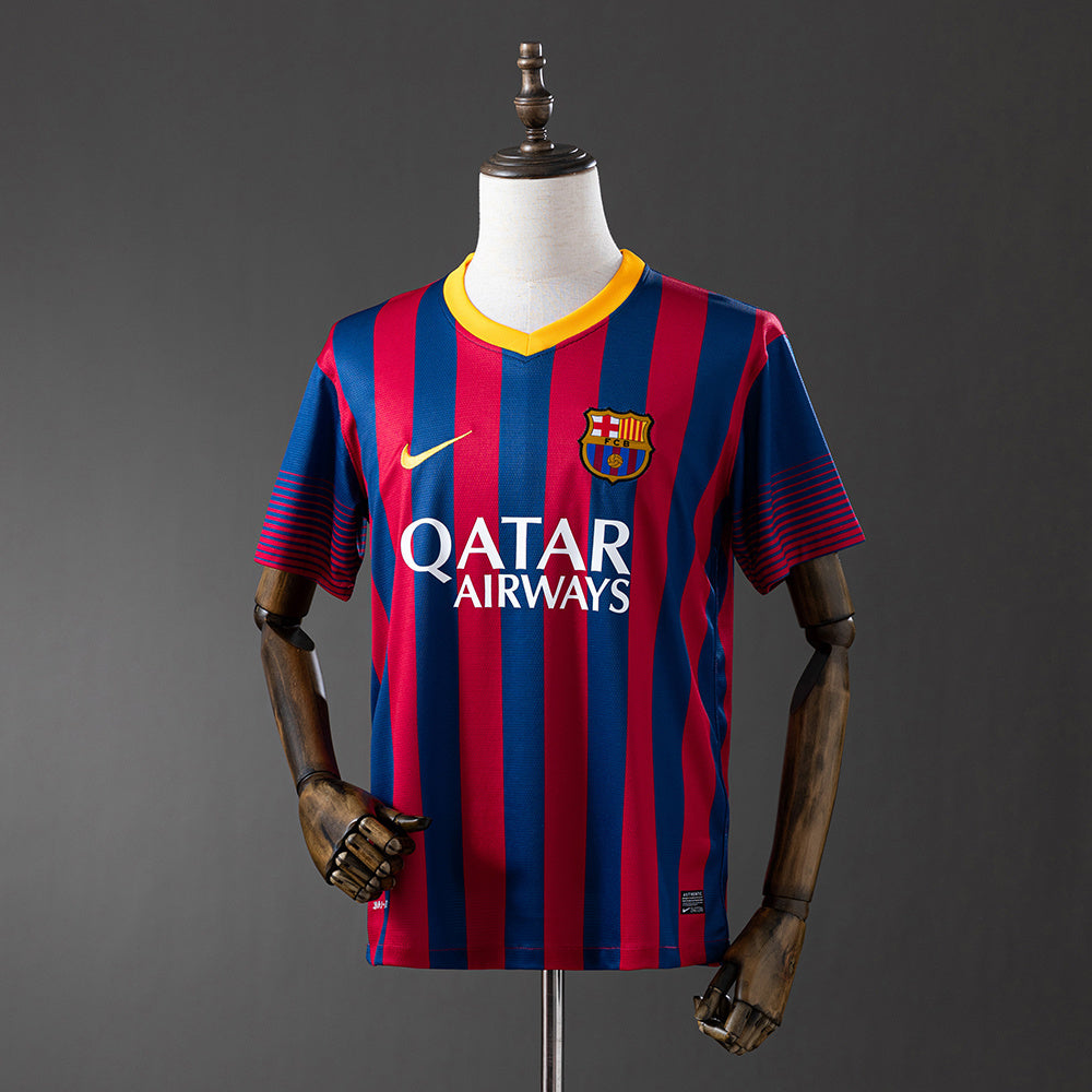 Barcelona 13/14 Home Retro Jersey sports jersey product view 1