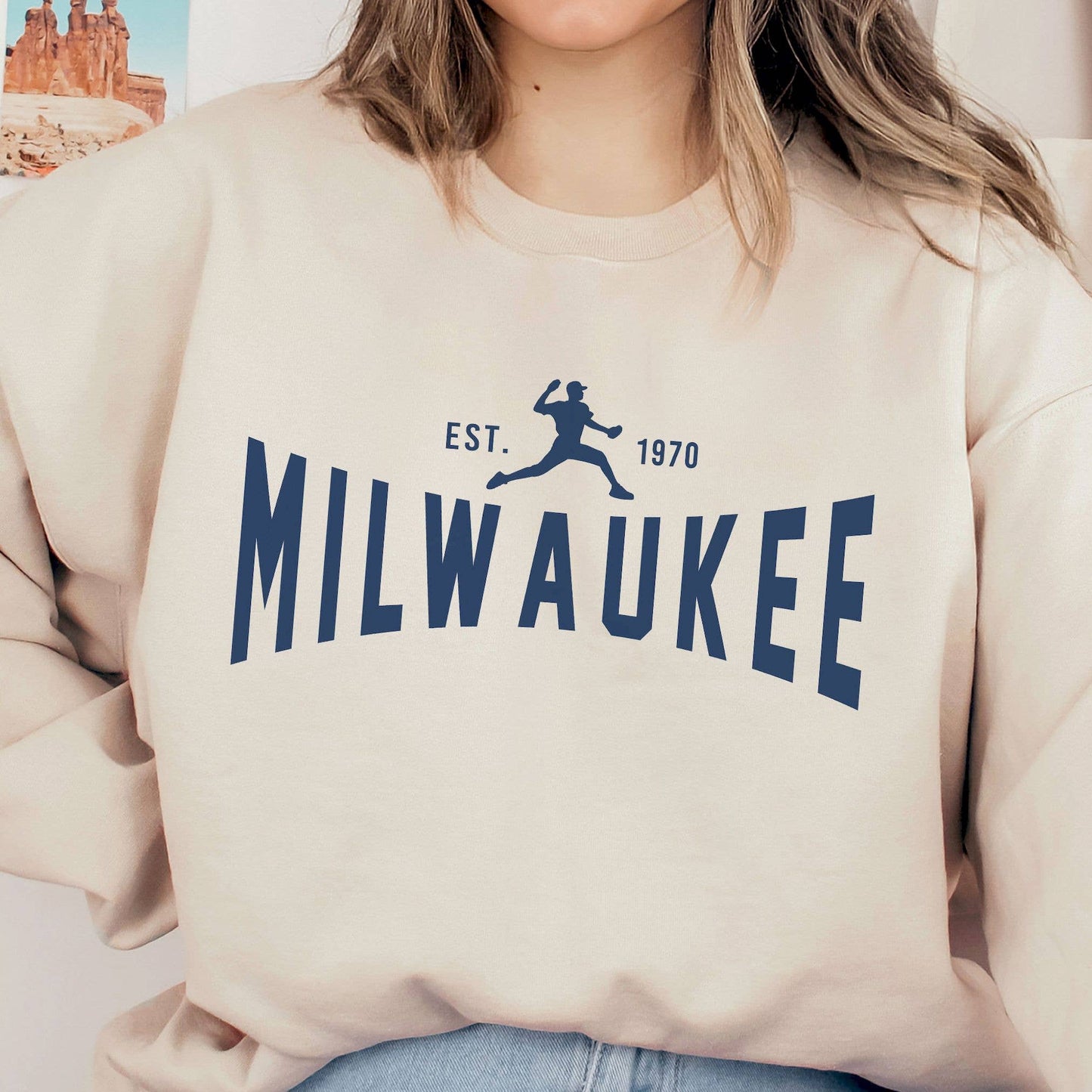 Vintage Milwaukee Brewer Game Day Sweatshirt  Retro Style Unisex T-shirt, Sweatshirt, Hoodie, Long Sleeve Tee - T-Shirt, Sweatshirt, Hoodie