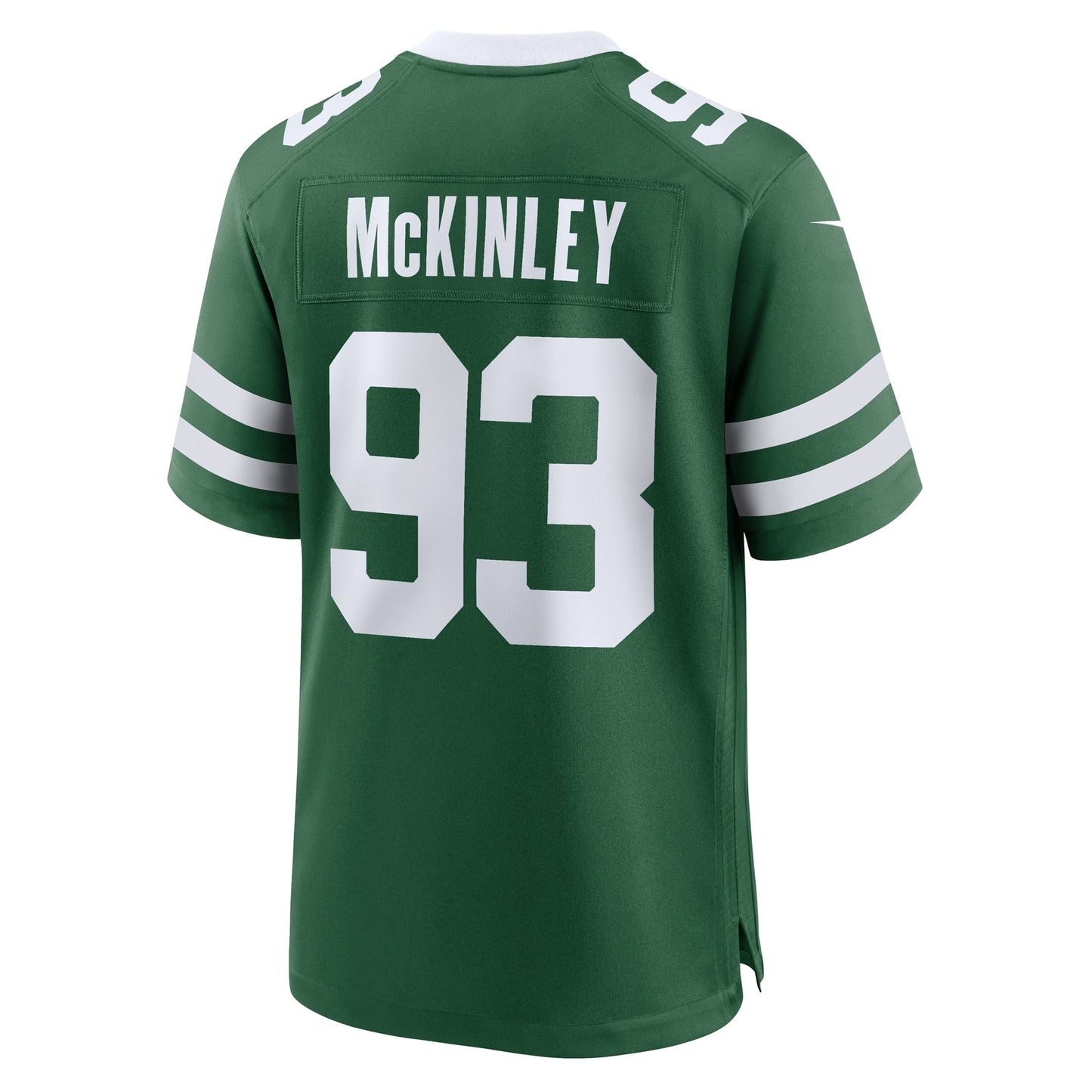Takk McKinley New York Jets Team Game Jersey - Legacy Green football jersey product view 3