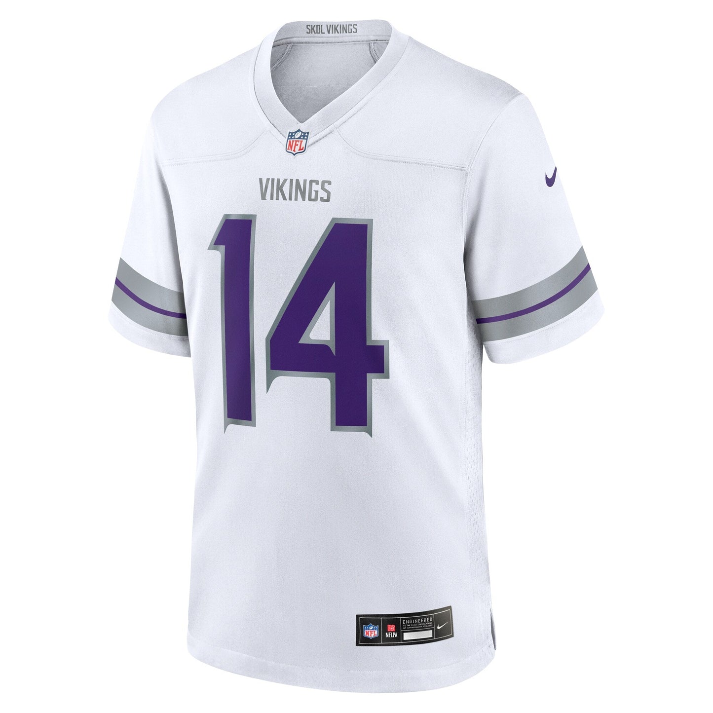 Sam Darnold Minnesota Vikings Alternate Game Jersey - White football jersey product view 2