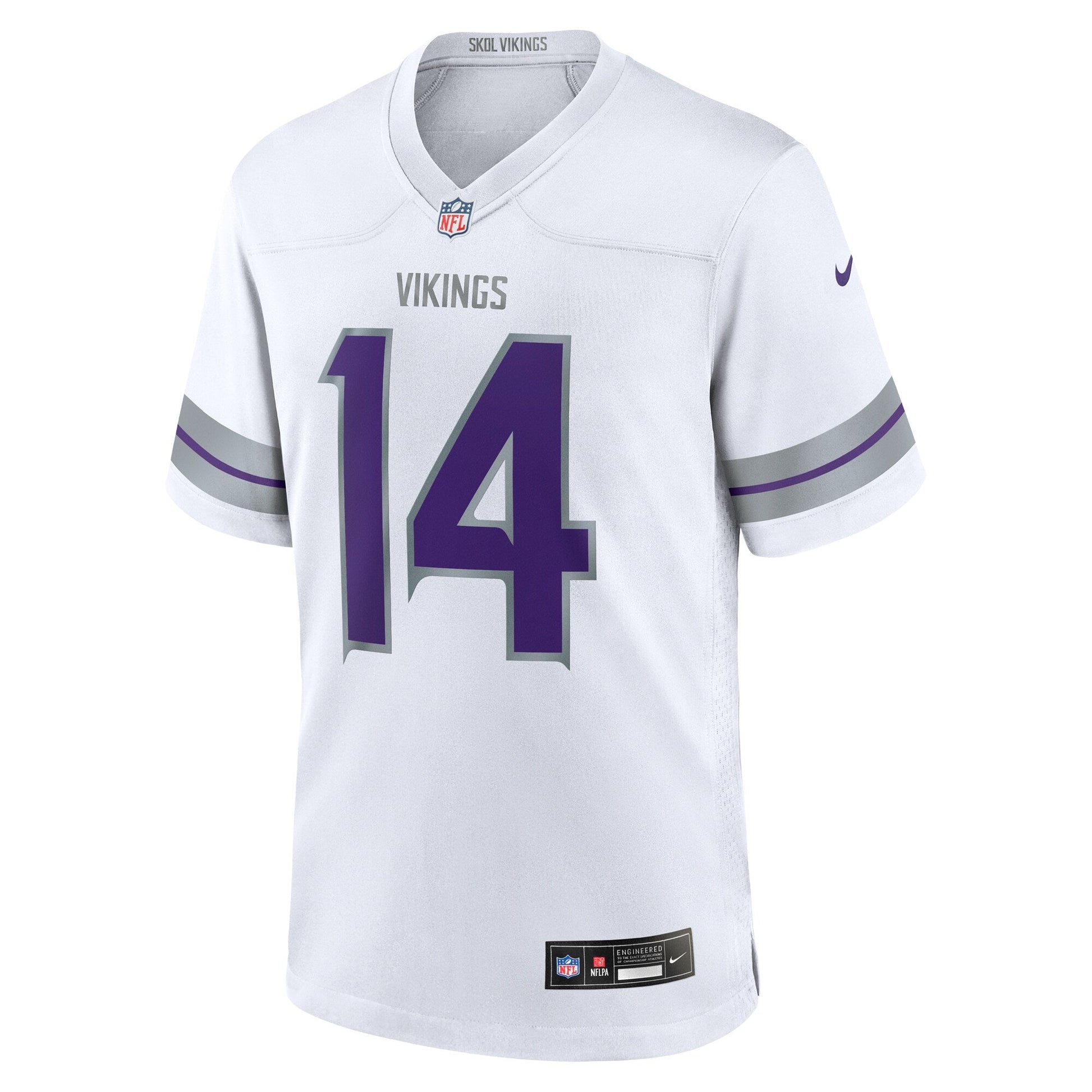 Sam Darnold Minnesota Vikings Alternate Game Jersey - White football jersey product view 2