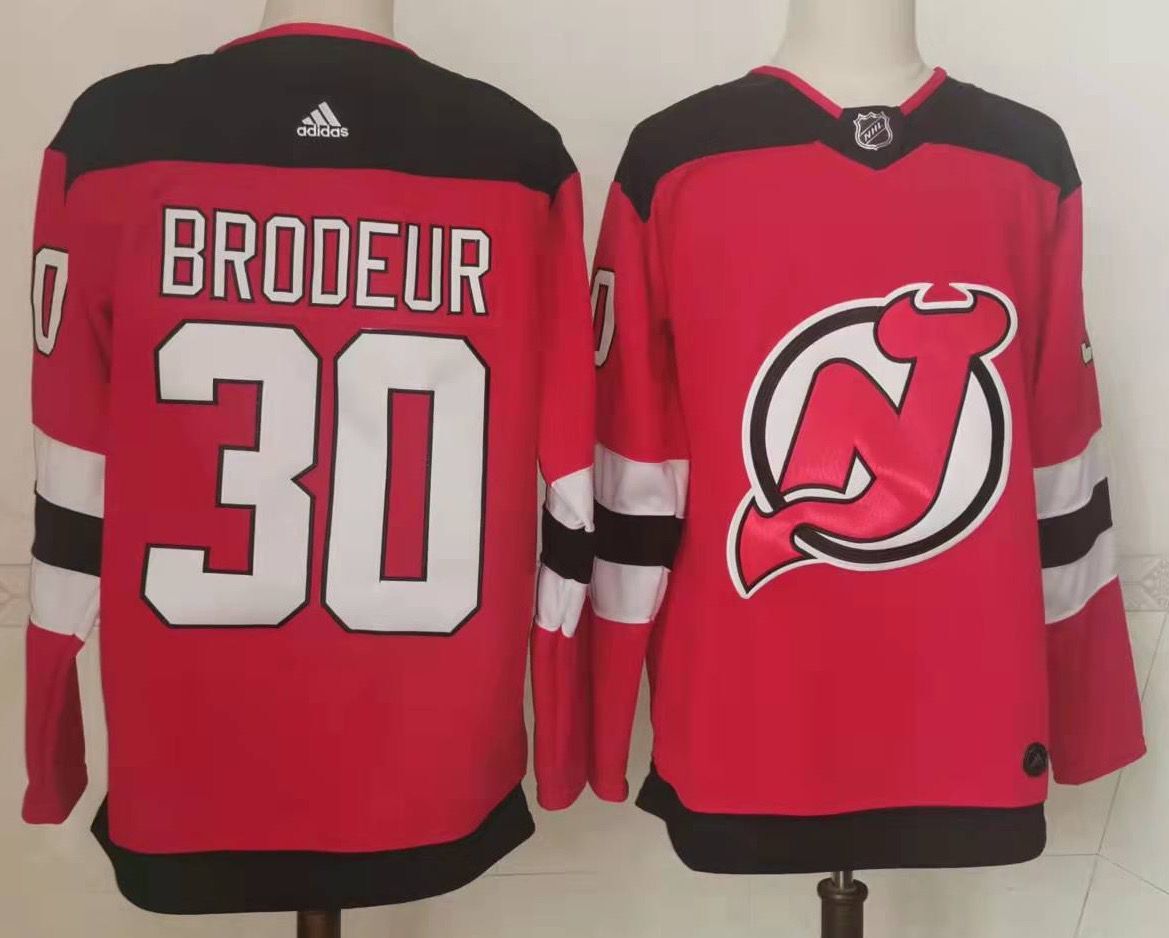 Men's New Jersey1 Devils Martin Brodeur #30 Red Player Game Jersey1 sports jersey product view 1