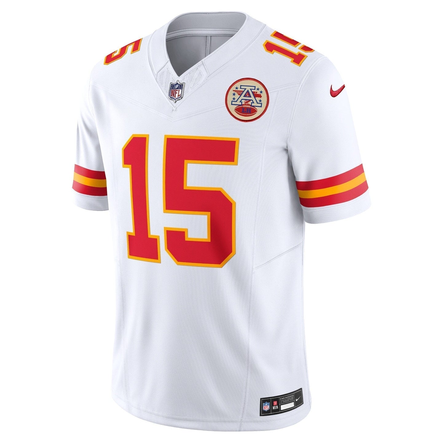 Patrick Mahomes Kansas City Chiefs Vapor F.U.S.E. Limited Jersey - White football jersey product view 2