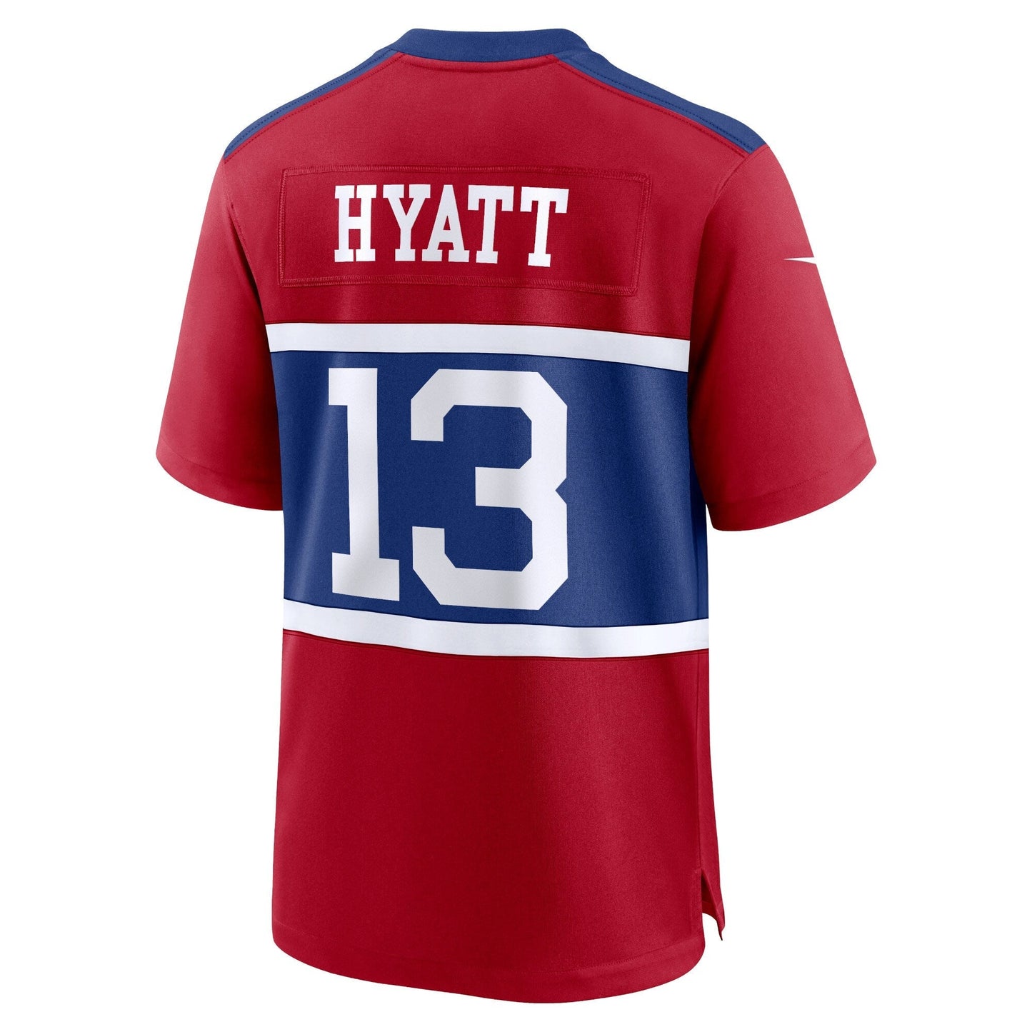 Jalin Hyatt New York Giants Alternate Game Jersey - Century Red football jersey product view 3