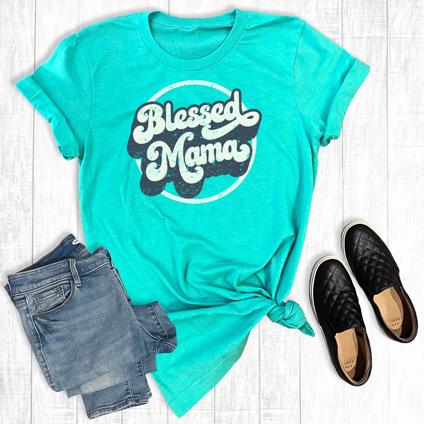 Blessed Mama Unisex T-shirt, Sweatshirt, Hoodie, Long Sleeve Tee - T-Shirt, Sweatshirt, Hoodie