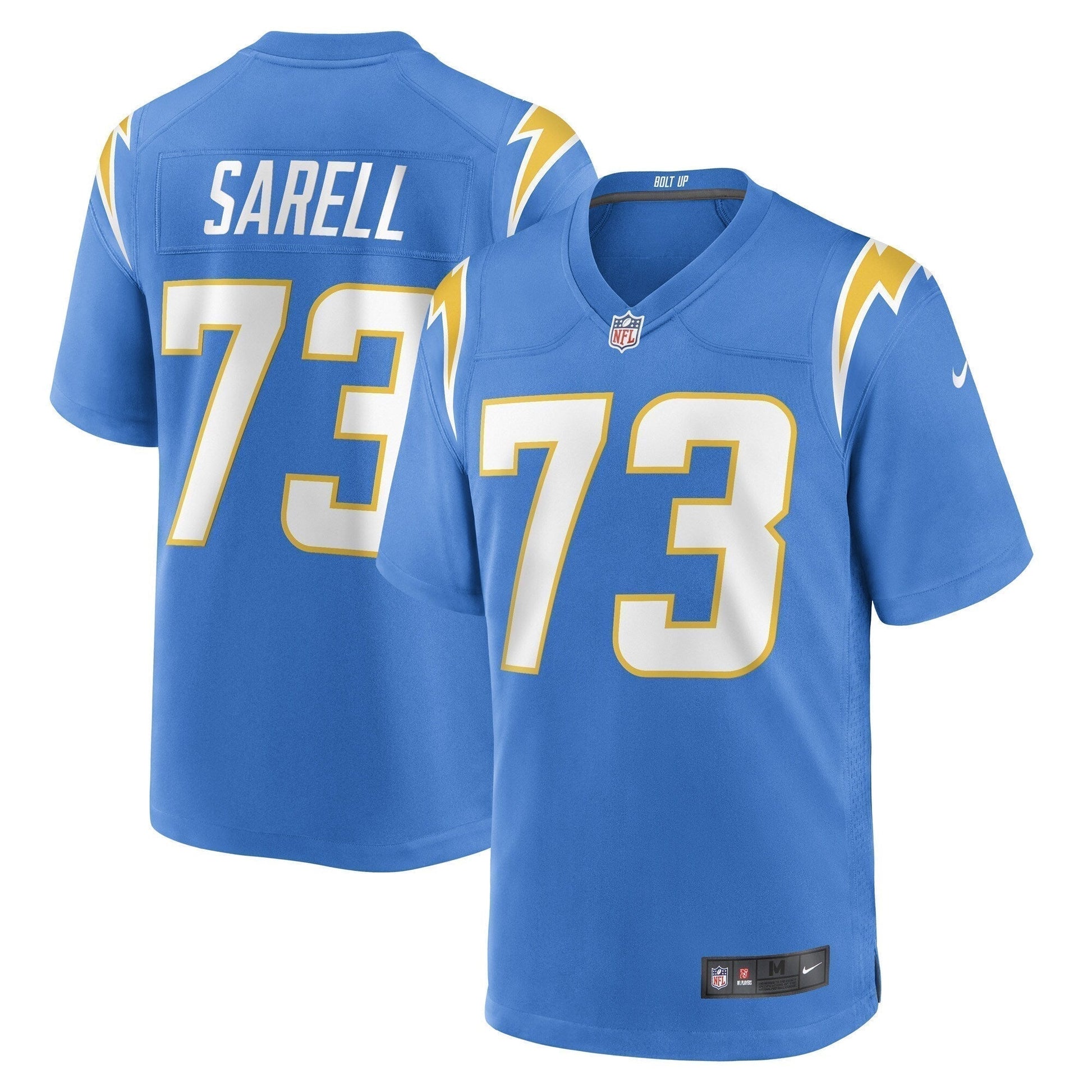 Foster Sarell Los Angeles Chargers Game Jersey - Powder Blue football jersey product view 1