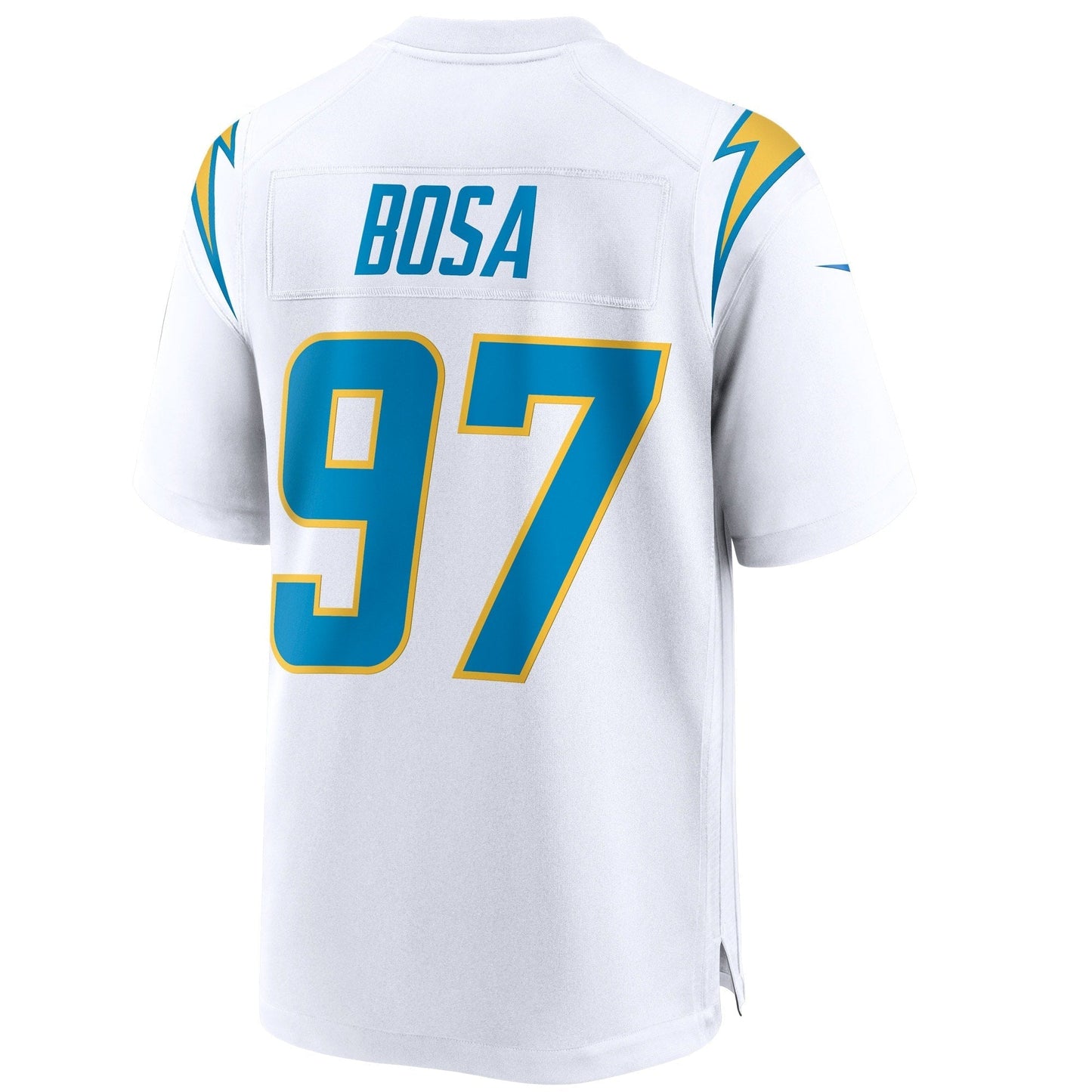 Joey Bosa Los Angeles Chargers Game Jersey - White football jersey product view 3