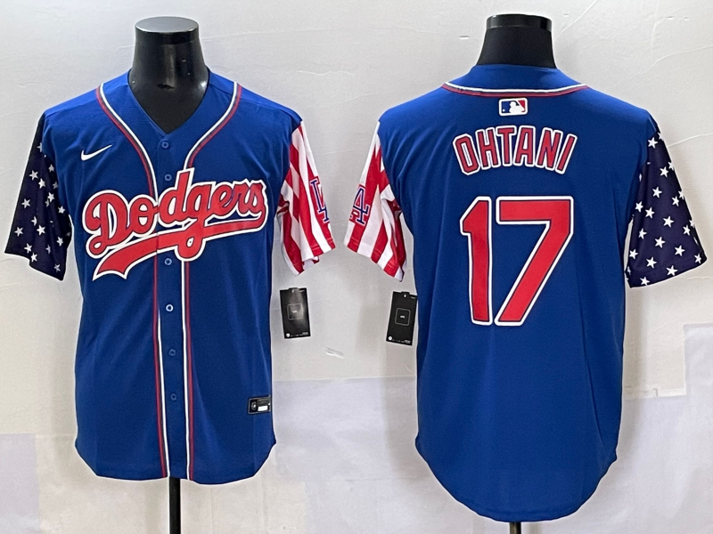 Men's Los Angeles Dodgers Shohei Ohtani Royal Player Jersey baseball jersey product view 1