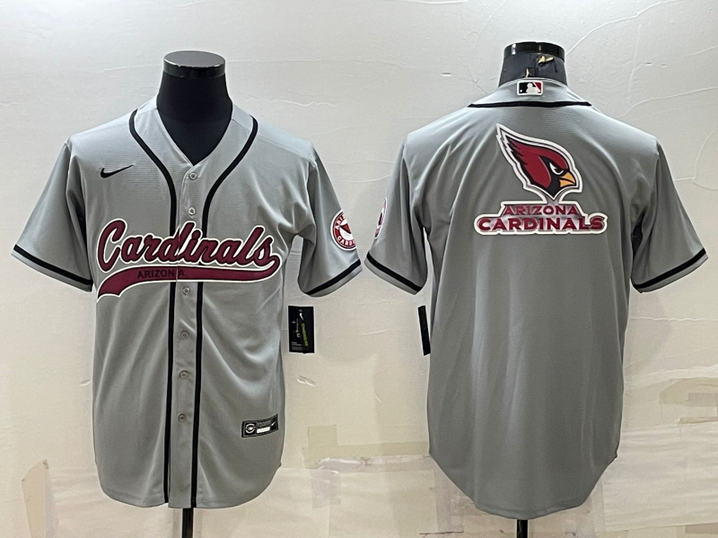 Men's Arizona Cardinals Gray Game Jersey football jersey product view 1