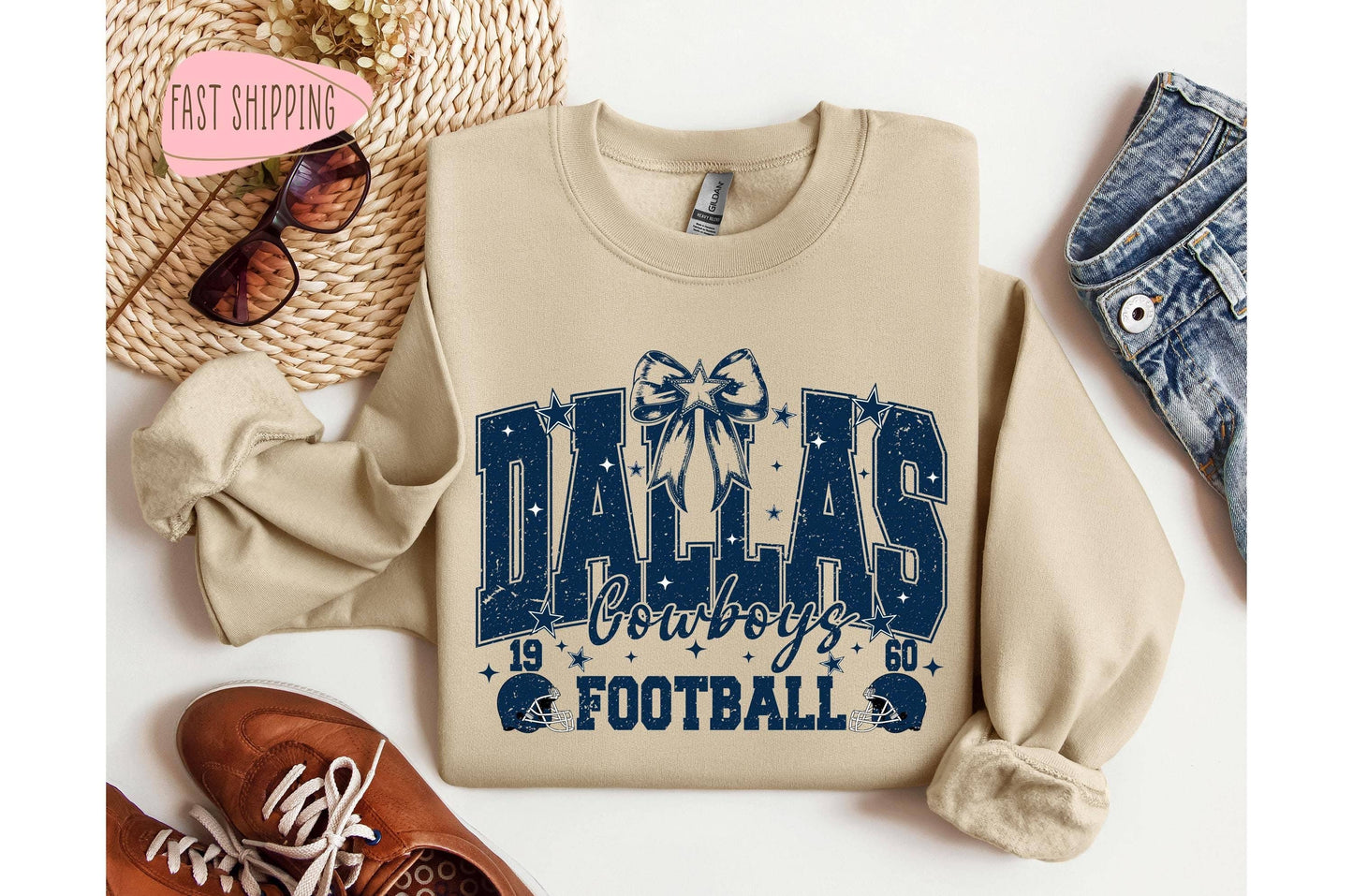Dallas Football Sweatshirt Game Day Hoodie Football Sunday Unisex T-shirt, Sweatshirt, Hoodie, Long Sleeve Tee - T-Shirt, Sweatshirt, Hoodie