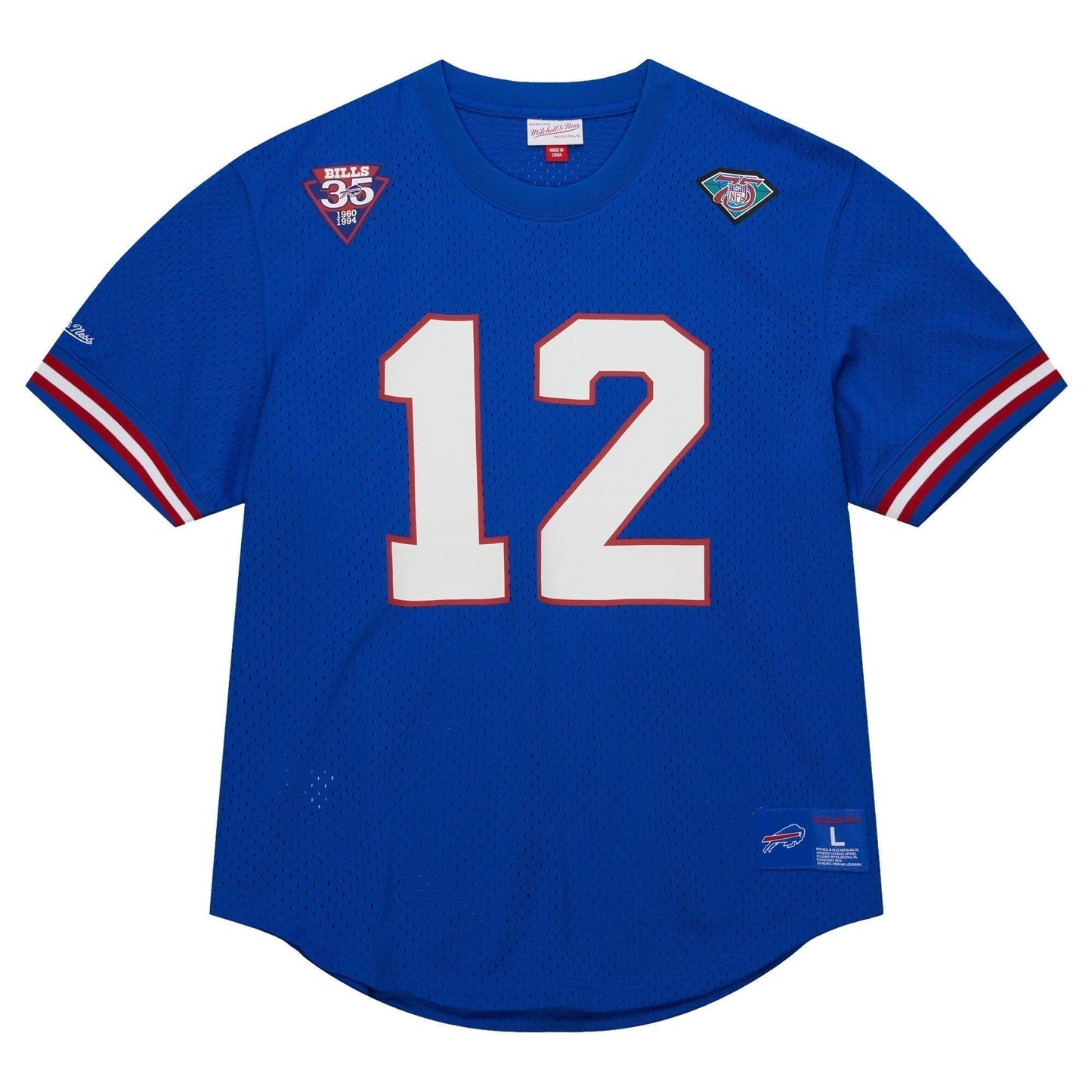 Bills Buffalo Bills Mesh Crew football jersey product view 2