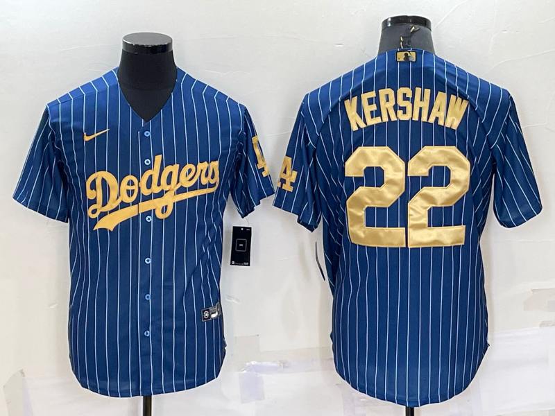 Men's Los Angeles Dodgers Clayton Kershaw Blue Game Jersey baseball jersey product view 1