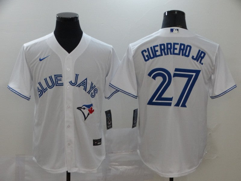 Men's Toronto Blue Jays Vladimir Guerrero Jr. White Replica Baseball Jersey baseball jersey product view 1