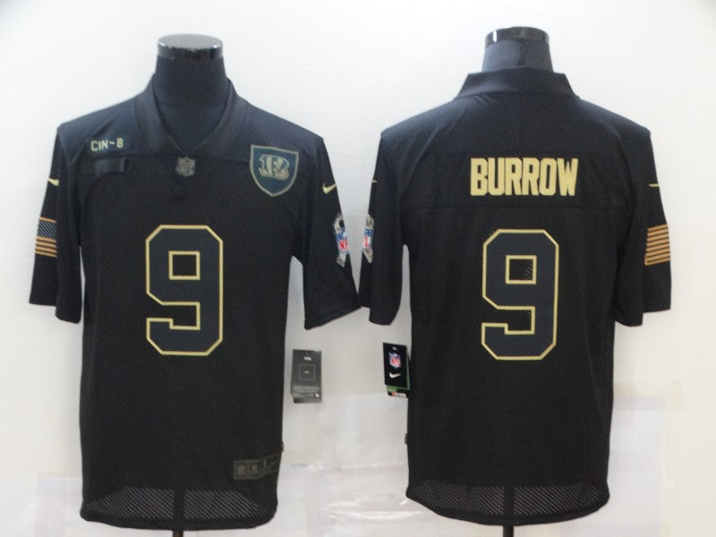 Men's Cincinnati Bengals #9 Joe Burrow Alternate Game Player Jersey1 football jersey product view 1
