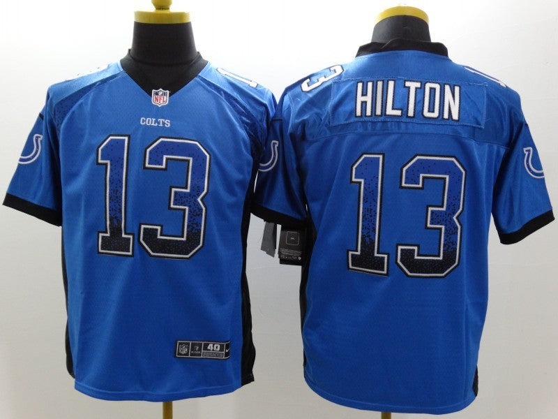Men's Indianapolis Colts T.Y. Hilton #13 Blue Game Player Jersey1 football jersey product view 1