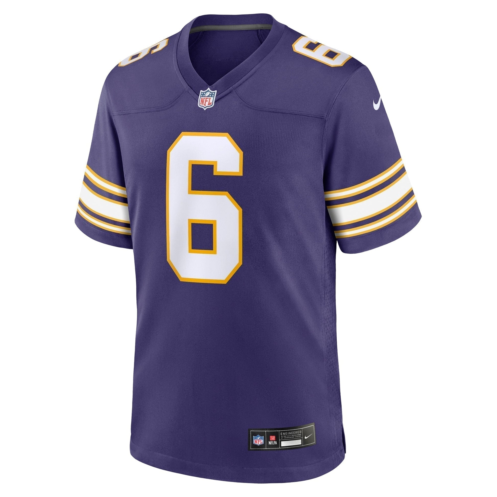 Lewis Cine Minnesota Vikings Classic Game Jersey - Purple football jersey product view 2