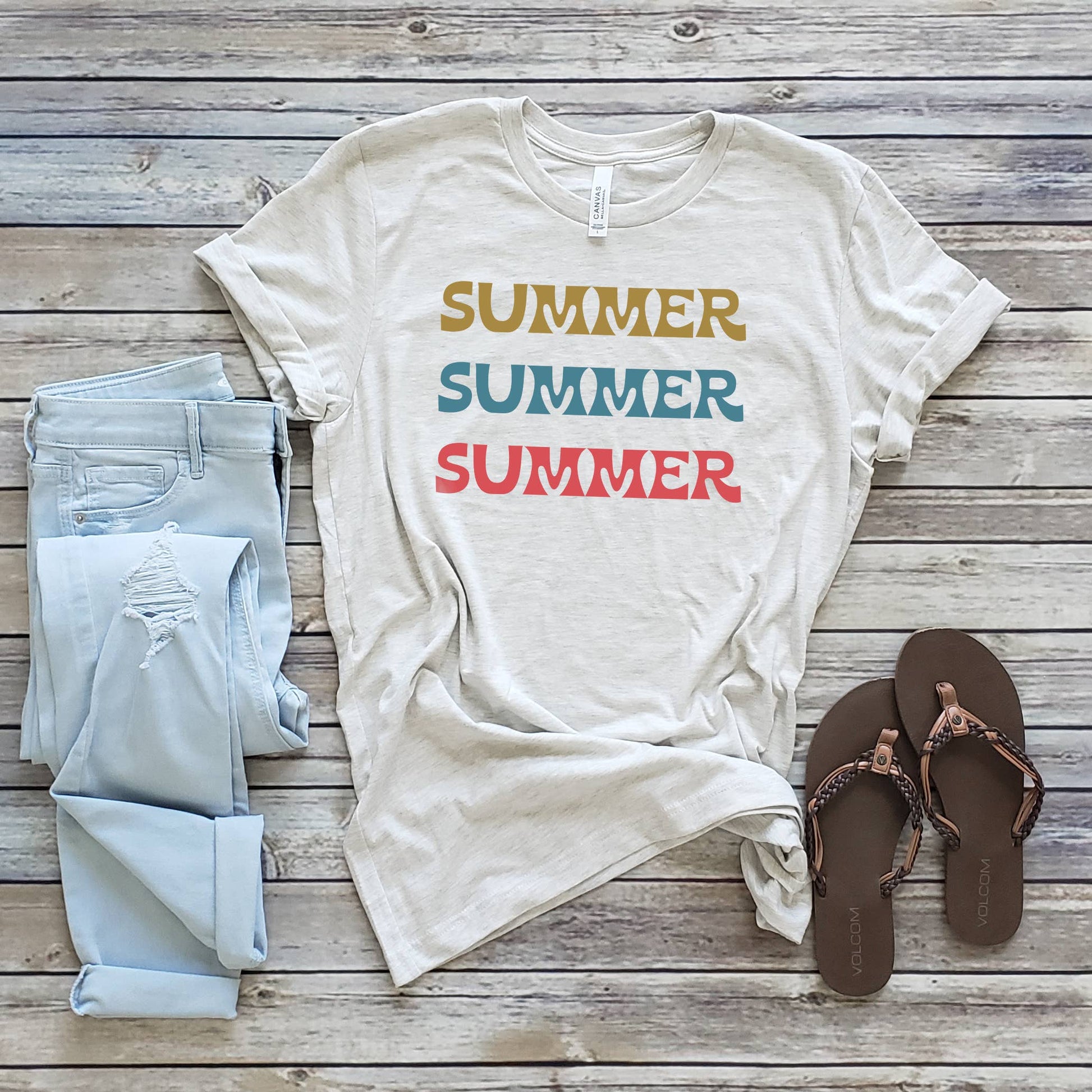 Summer Summer Summer Tee | Sizes XS-2XL Unisex T-shirt, Sweatshirt, Hoodie, Long Sleeve Tee - T-Shirt, Sweatshirt, Hoodie