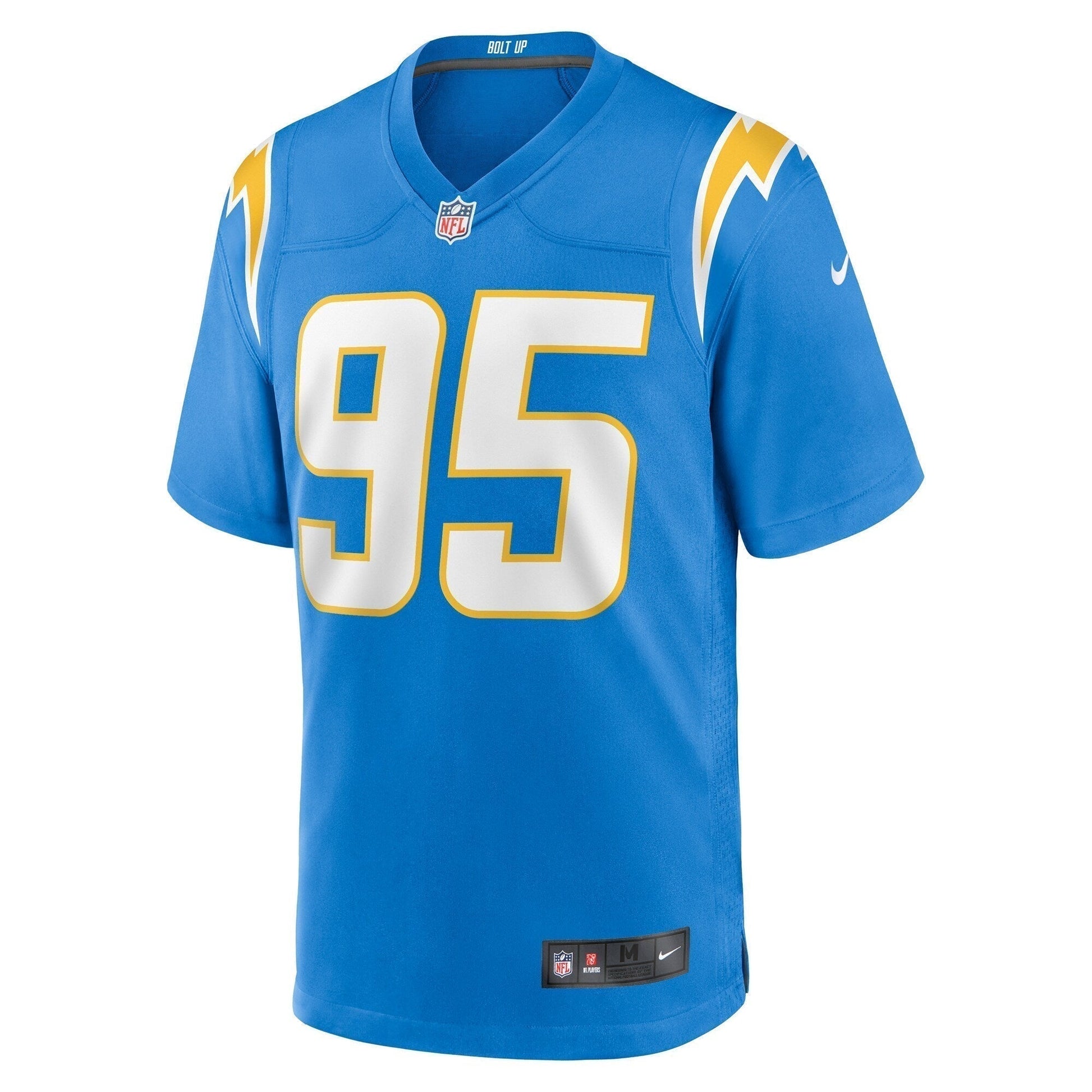 Nicholas Williams Los Angeles Chargers Team Game Jersey - Powder Blue football jersey product view 2