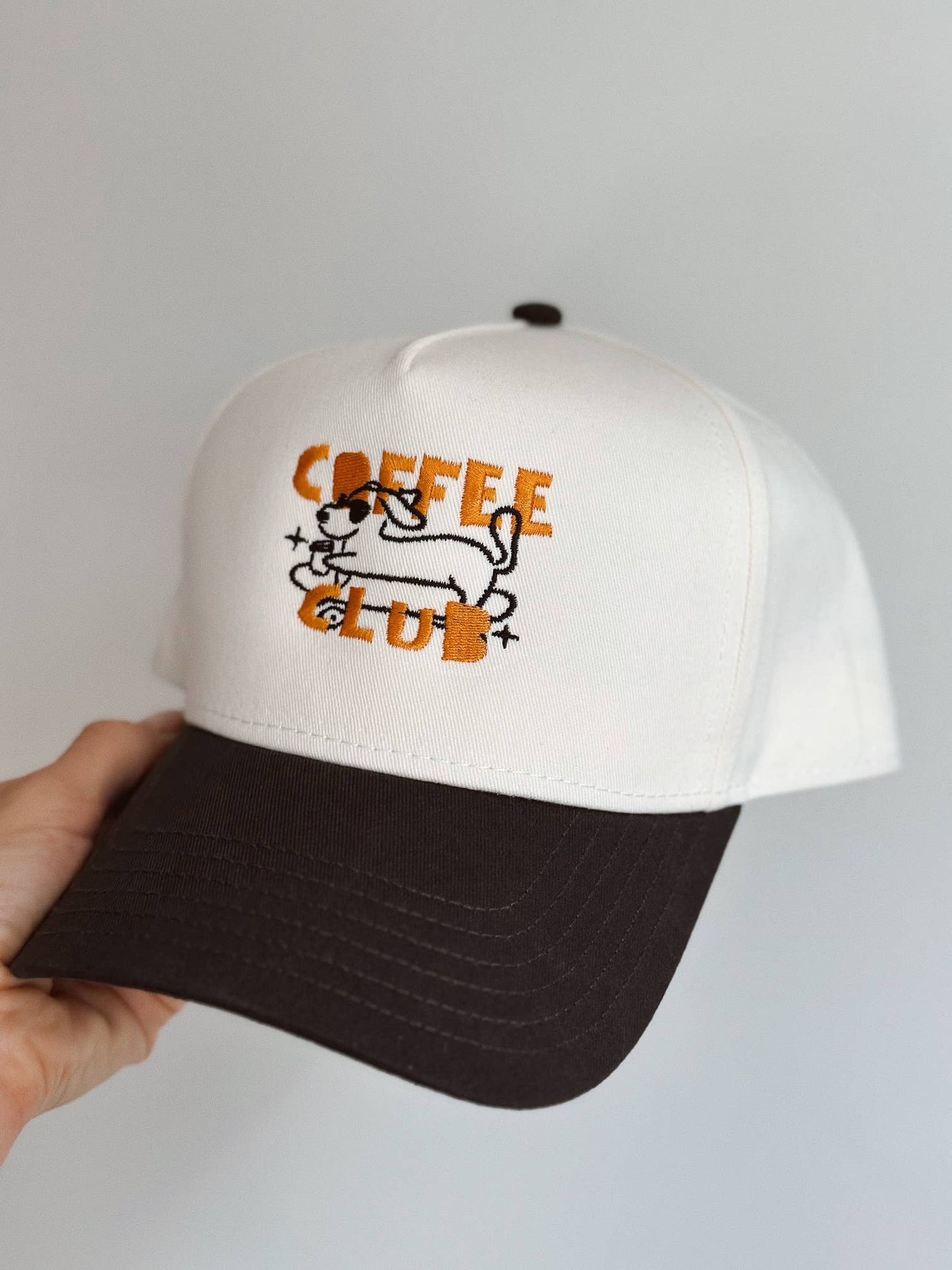 Coffee Club Hat (Customizable) Unisex T-shirt, Sweatshirt, Hoodie, Long Sleeve Tee - T-Shirt, Sweatshirt, Hoodie