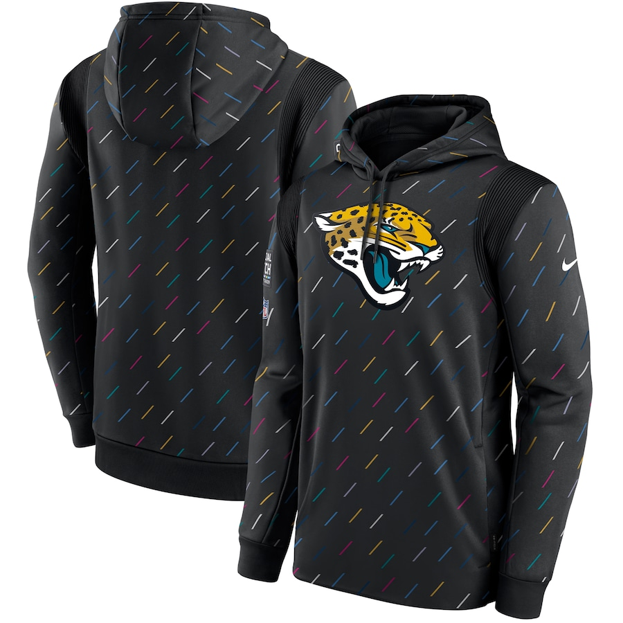 Men's Jacksonville Jaguars NFL 2021 Salute to Service Hoodie1 Black football jersey product view 1
