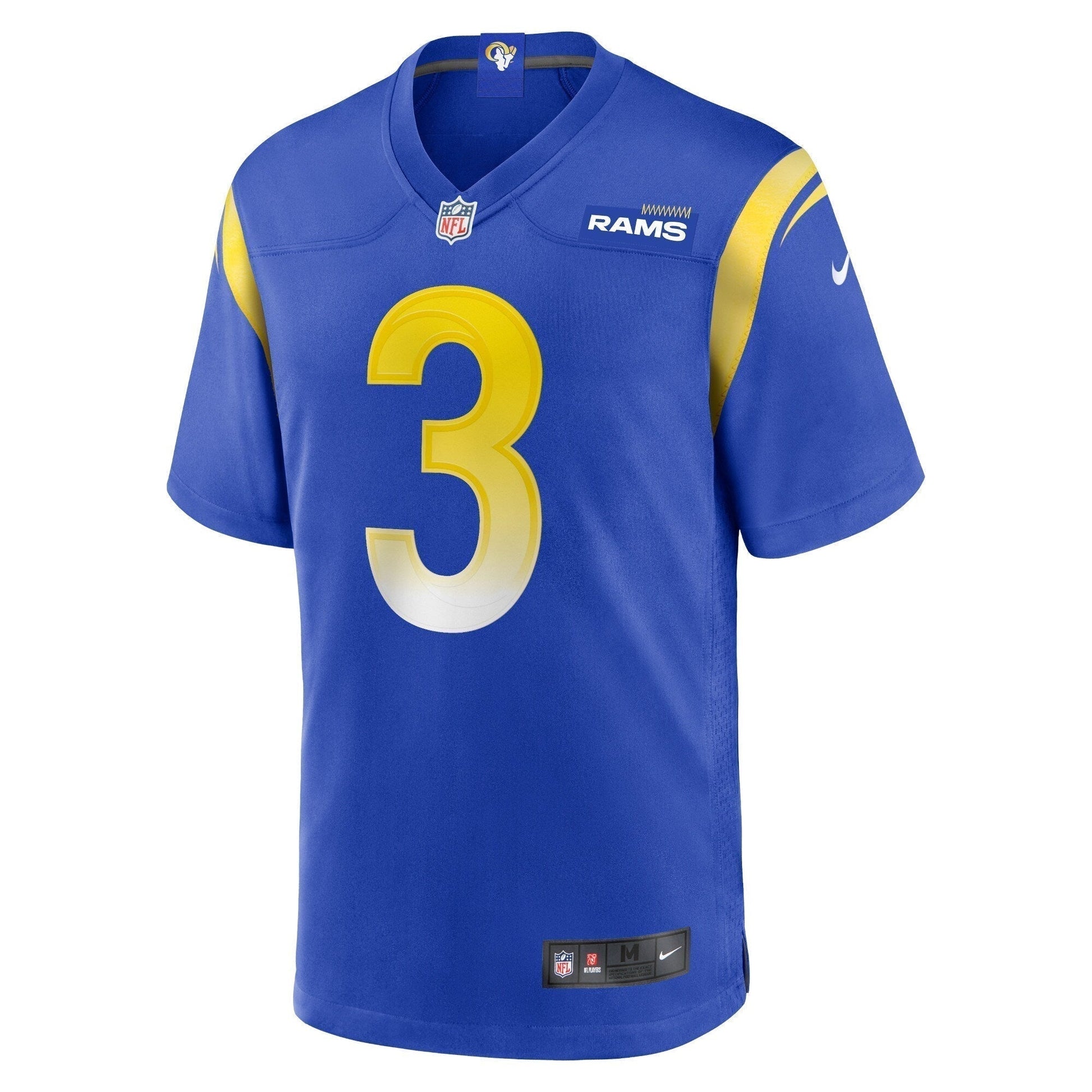 Cam Akers Los Angeles Rams Game Jersey - Royal football jersey product view 2