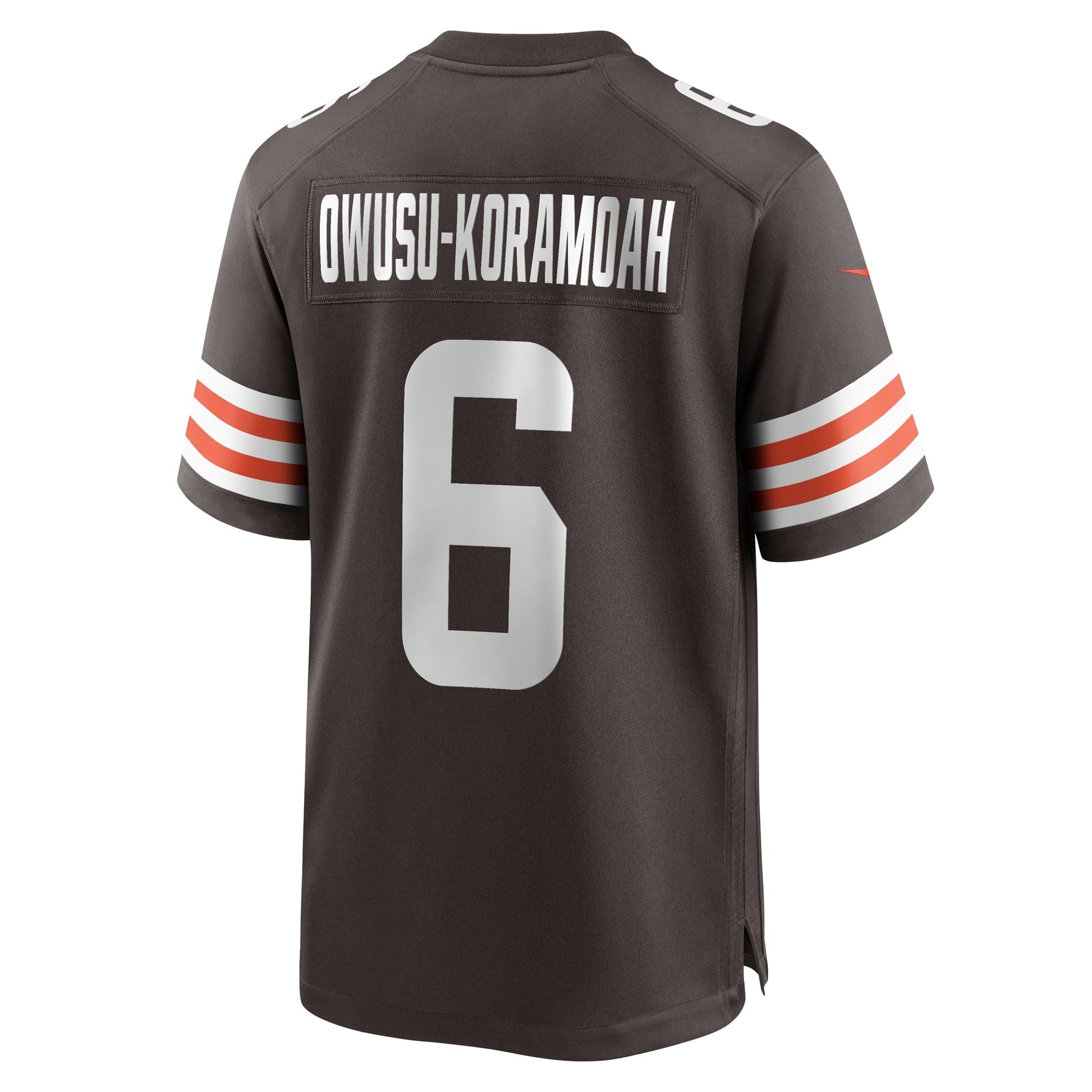 Jeremiah Owusu-Koramoah Cleveland Browns Team Game Jersey - Brown football jersey product view 3