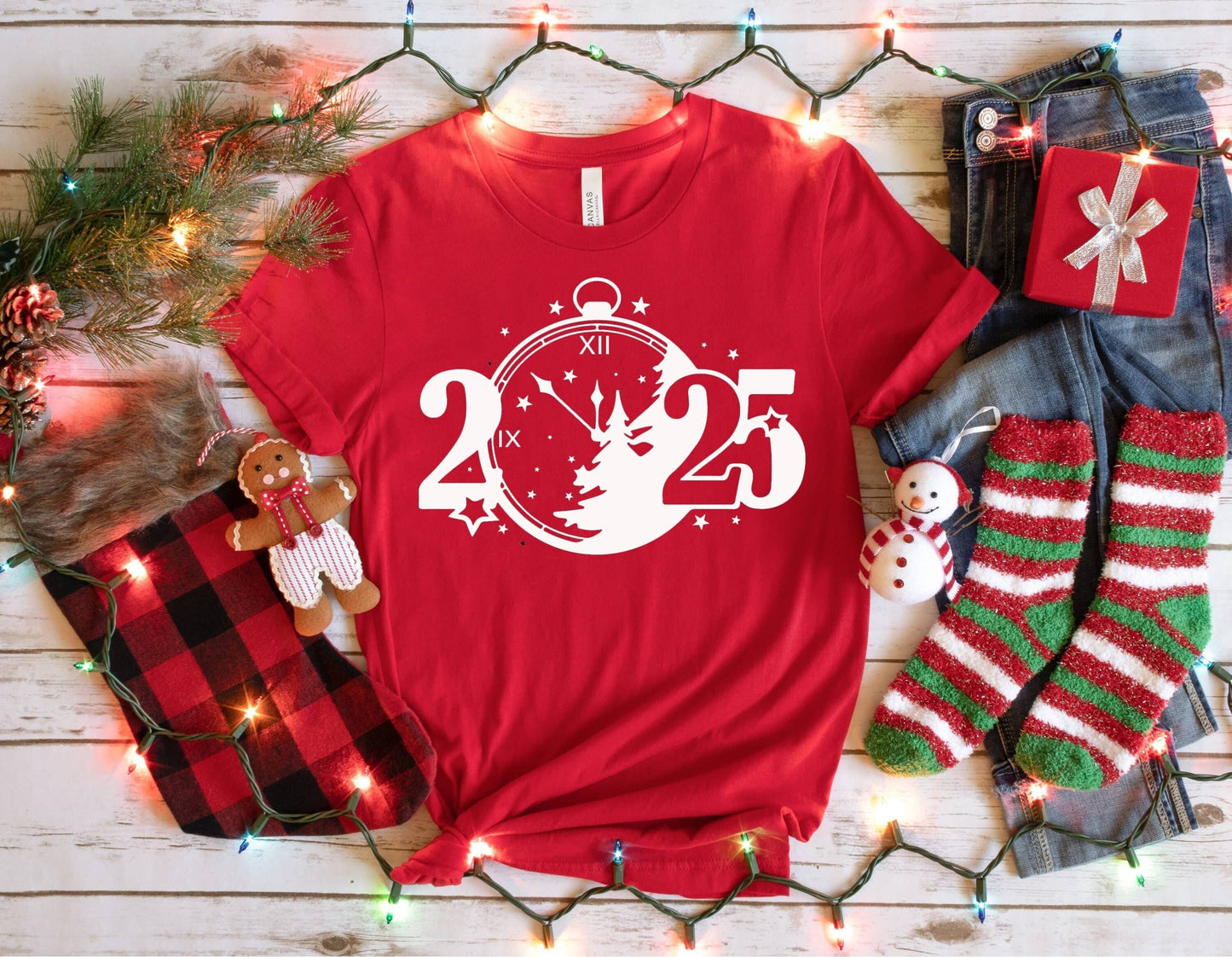 Happy New Year 2025 Party Christmas Shirt Unisex T-shirt, Sweatshirt, Hoodie, Long Sleeve Tee - T-Shirt, Sweatshirt, Hoodie