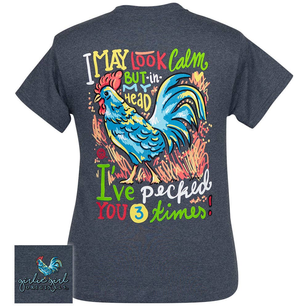 Chicken Pecked Heather Navy SS-2355 Unisex T-shirt, Sweatshirt, Hoodie, Long Sleeve Tee - T-Shirt, Sweatshirt, Hoodie
