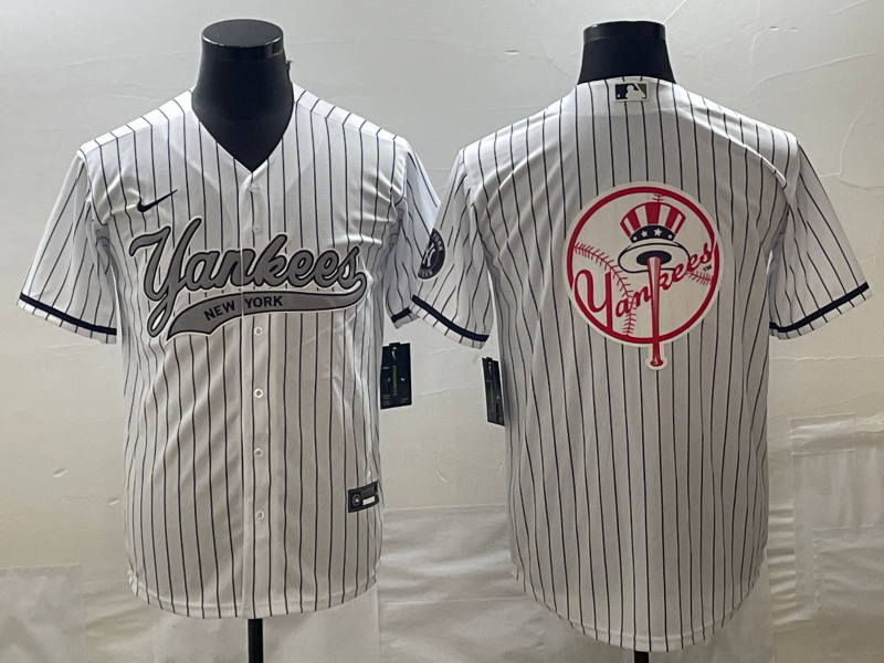 Men's New York Yankees White Team Jersey Joint Edition baseball jersey product view 1