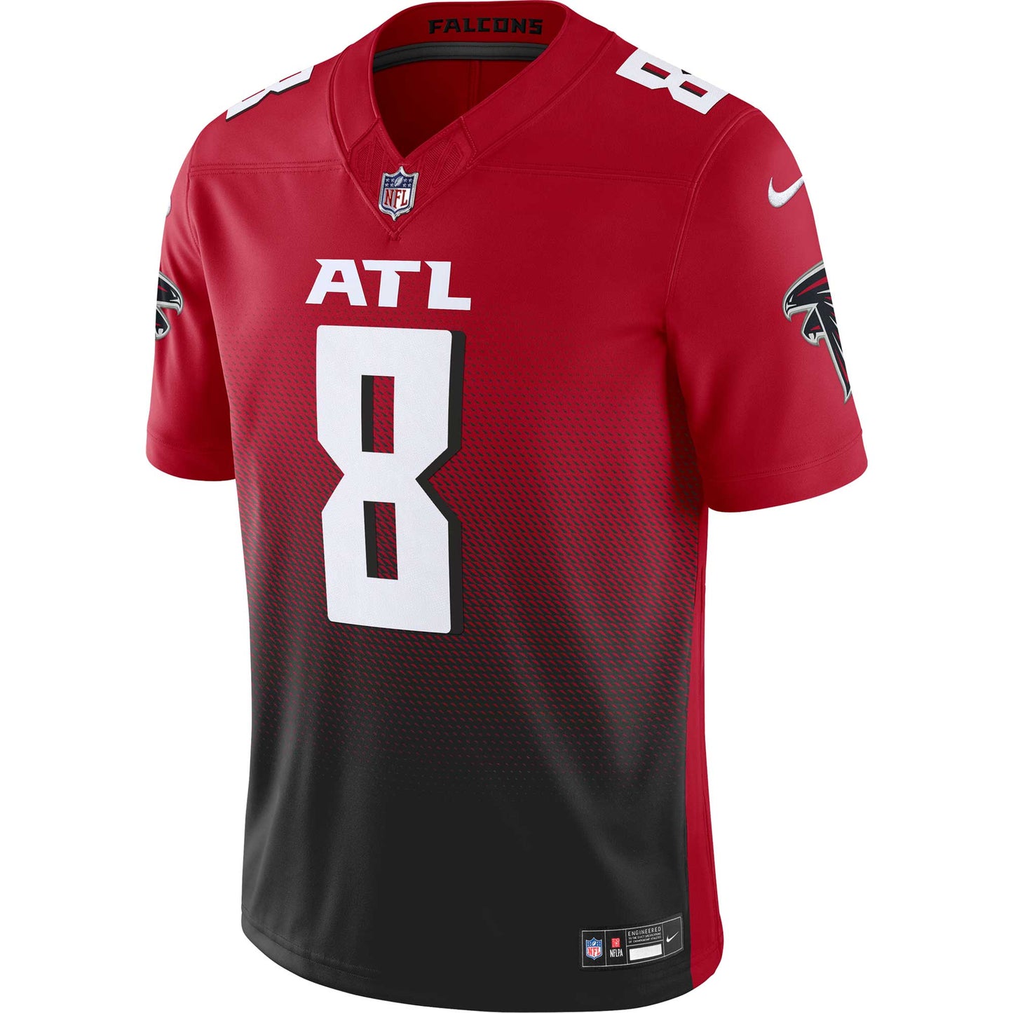 Kyle Pitts Atlanta Falcons Vapor F.U.S.E. Limited Jersey - Red football jersey product view 2